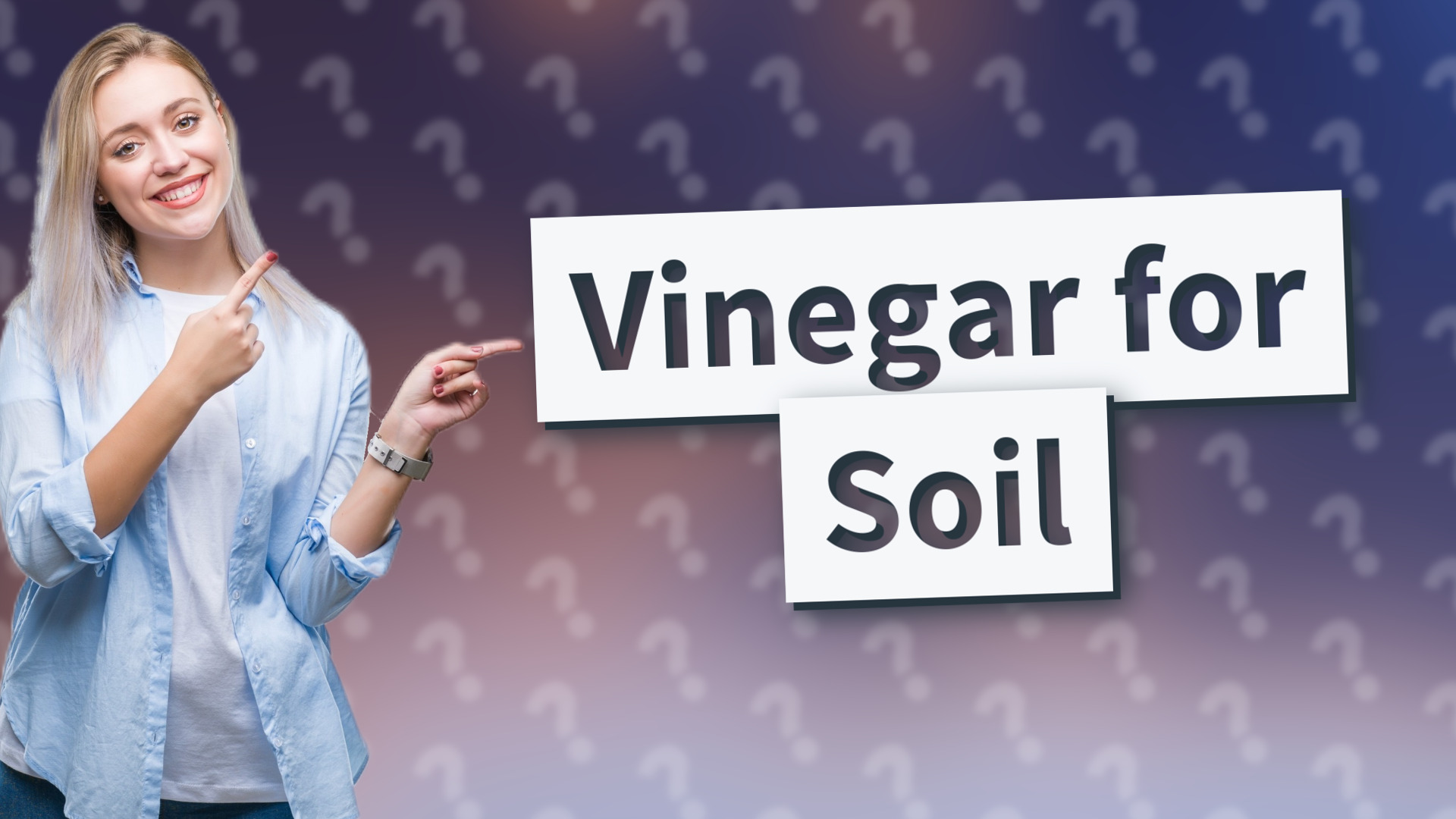 Vinegar for Soil