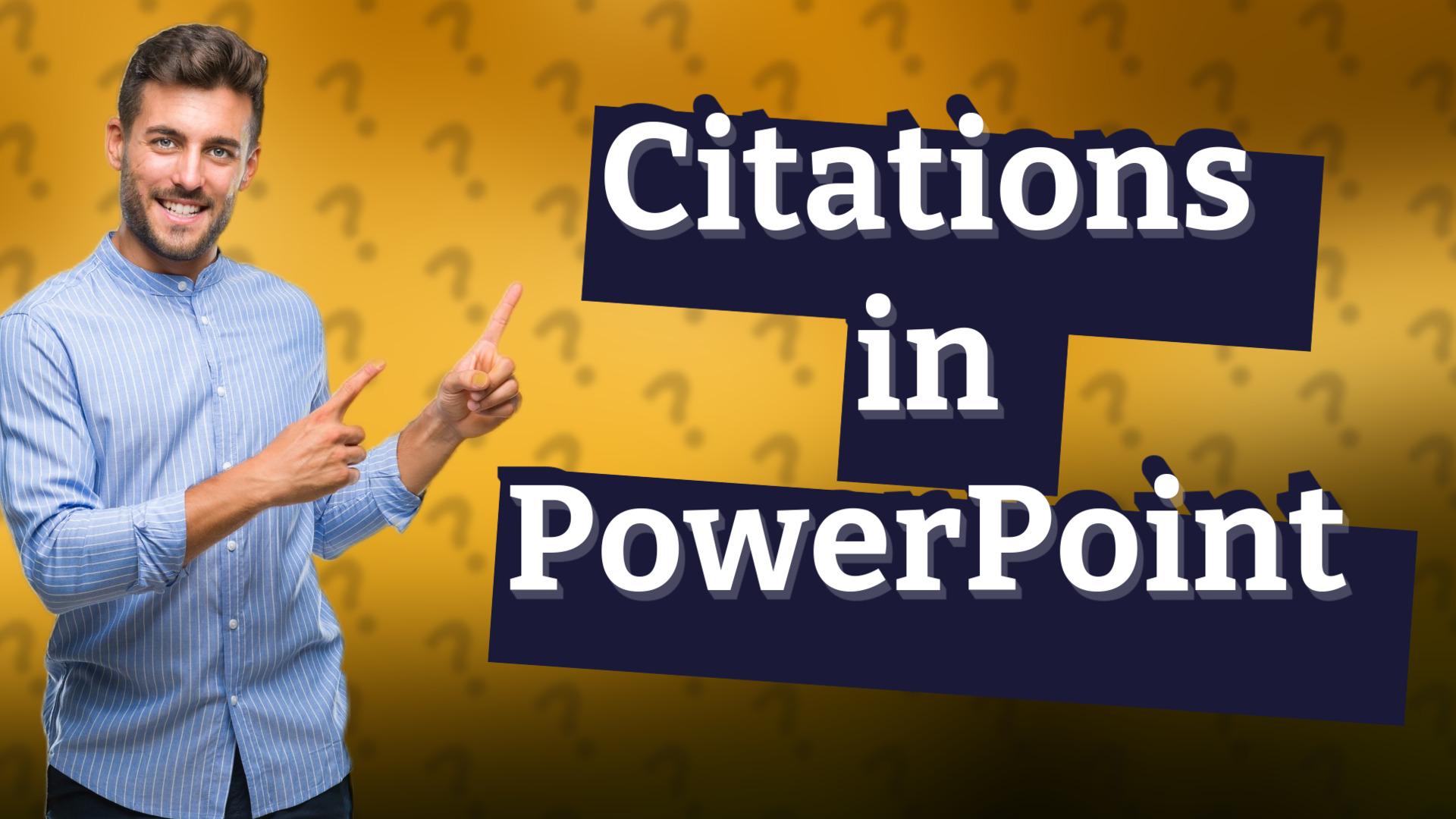 Citations in PowerPoint