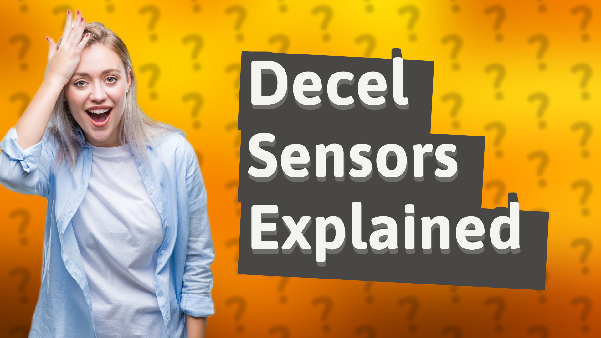 Decel Sensors Explained