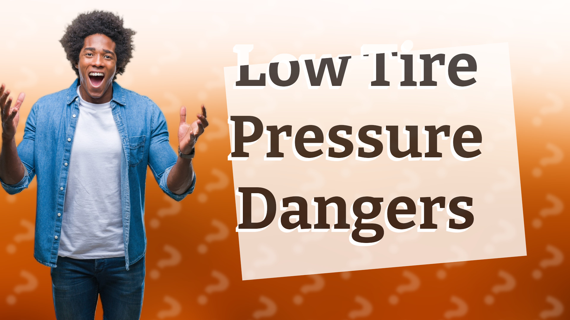 Low Tire Pressure Dangers