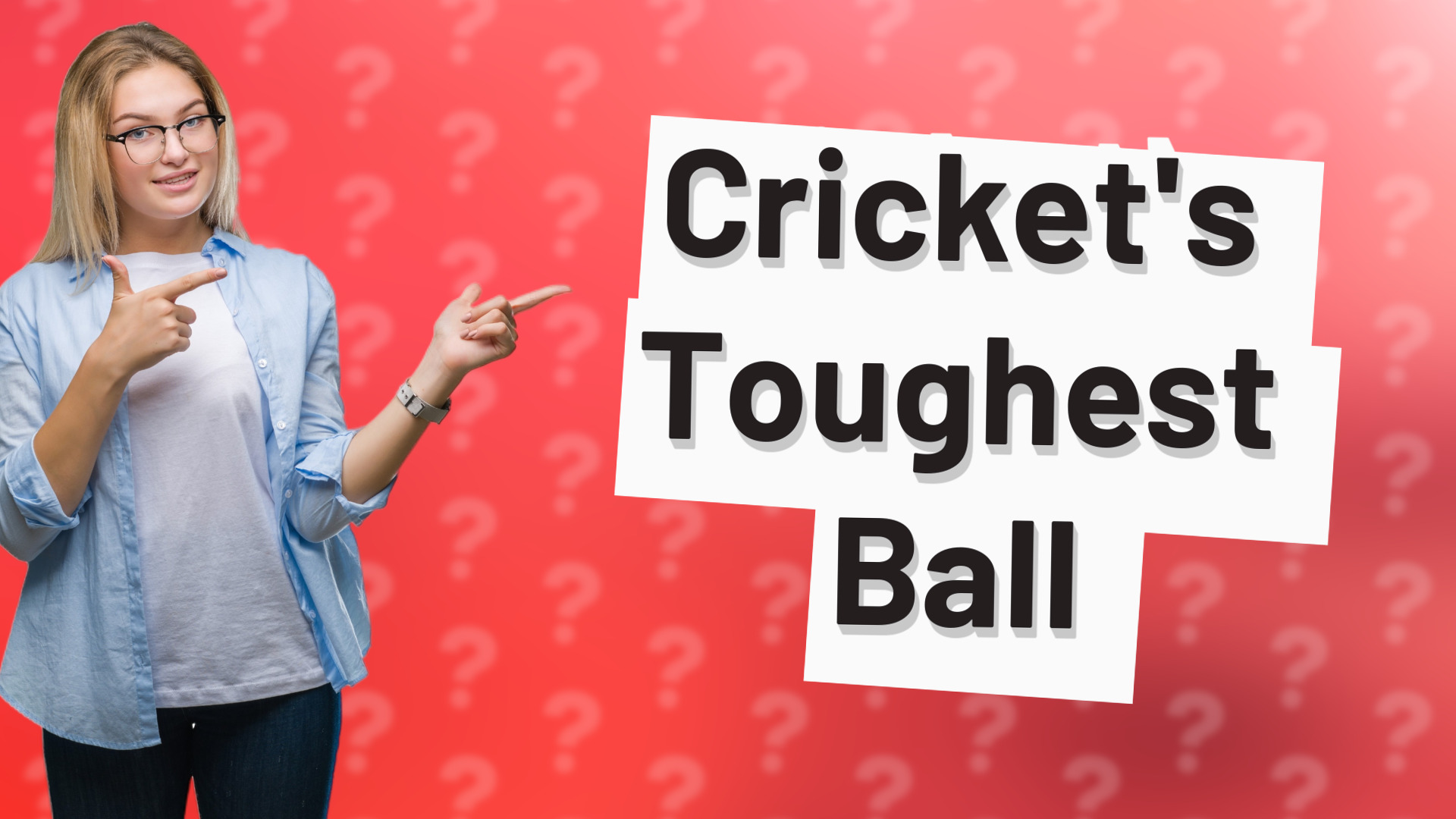 Cricket's Toughest Ball