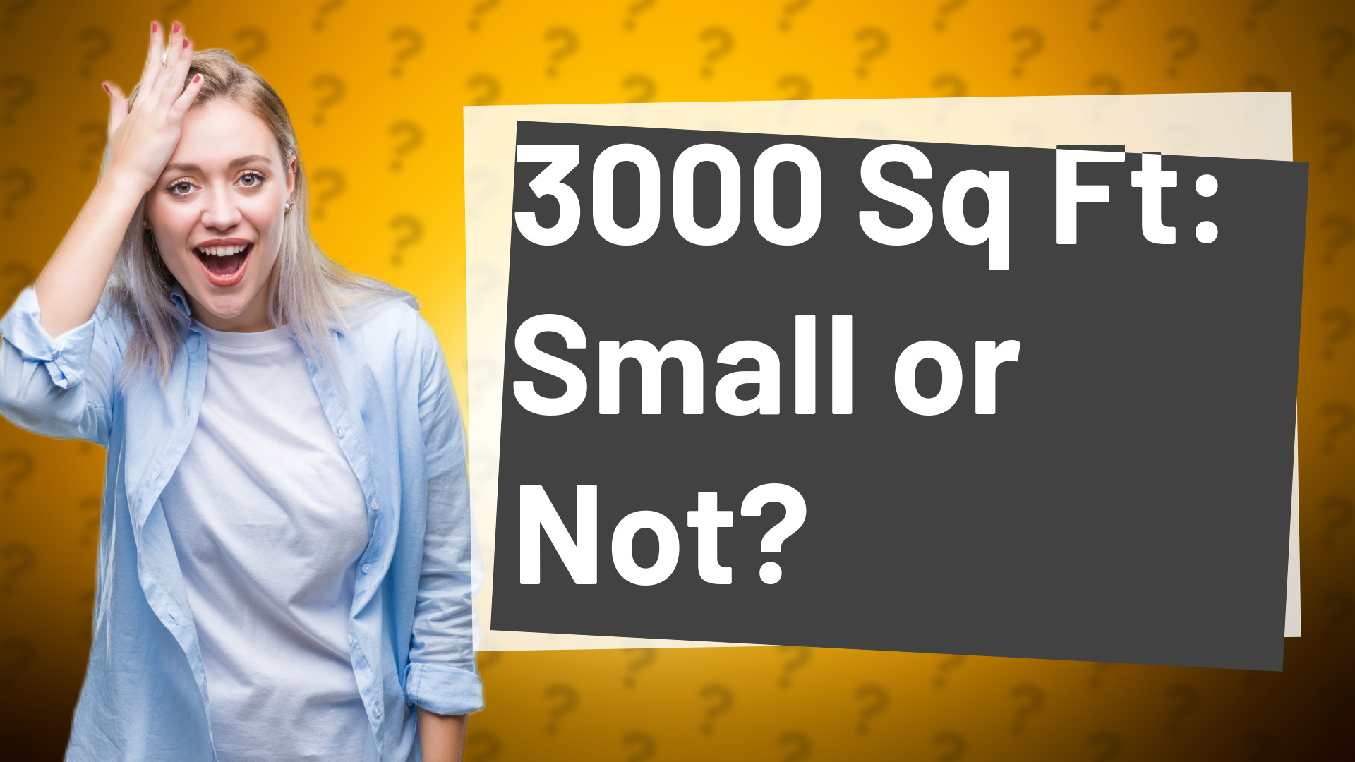 3000 Sq Ft: Small or Not?