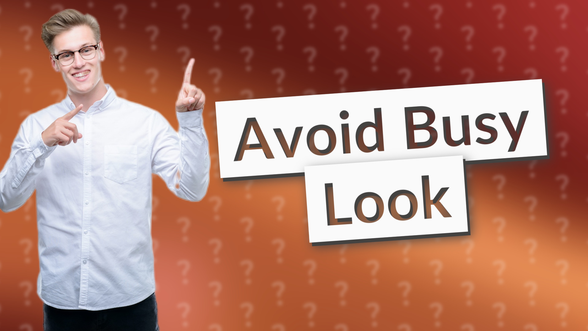 Avoid Busy Look