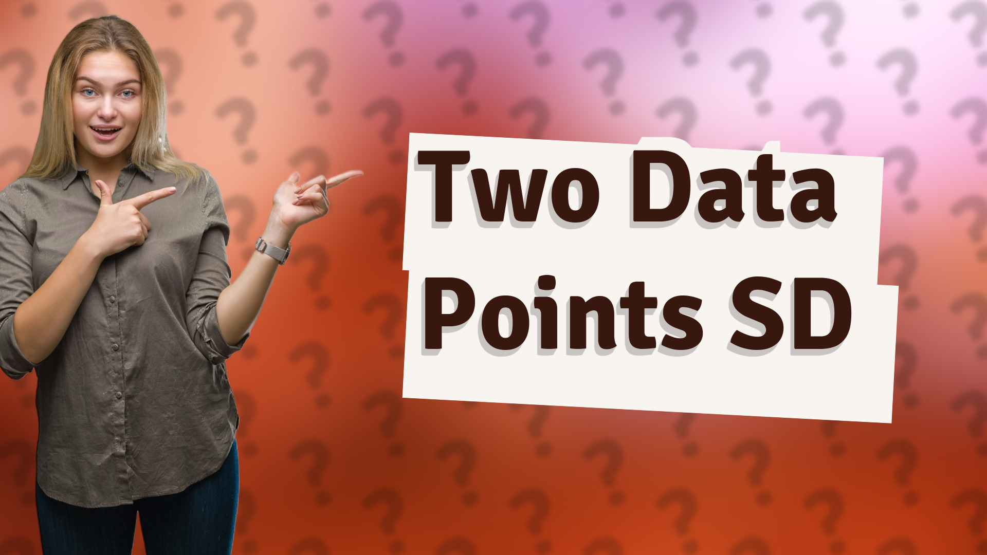Two Data Points SD