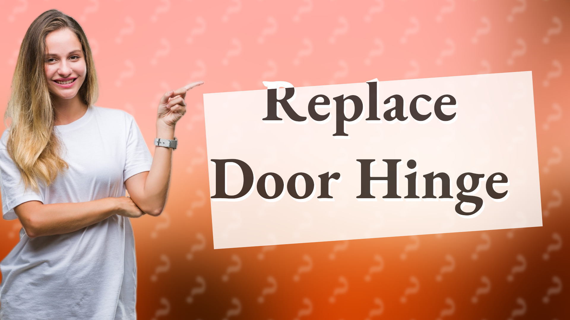 Replace Door Hinge