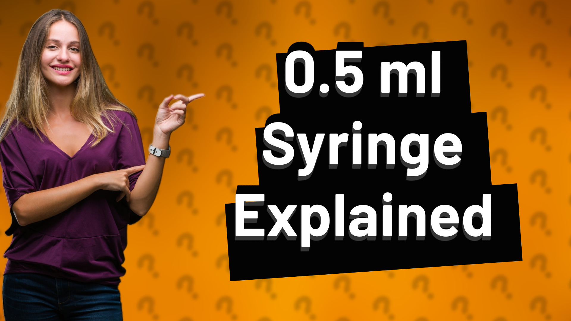 0.5 ml Syringe Explained