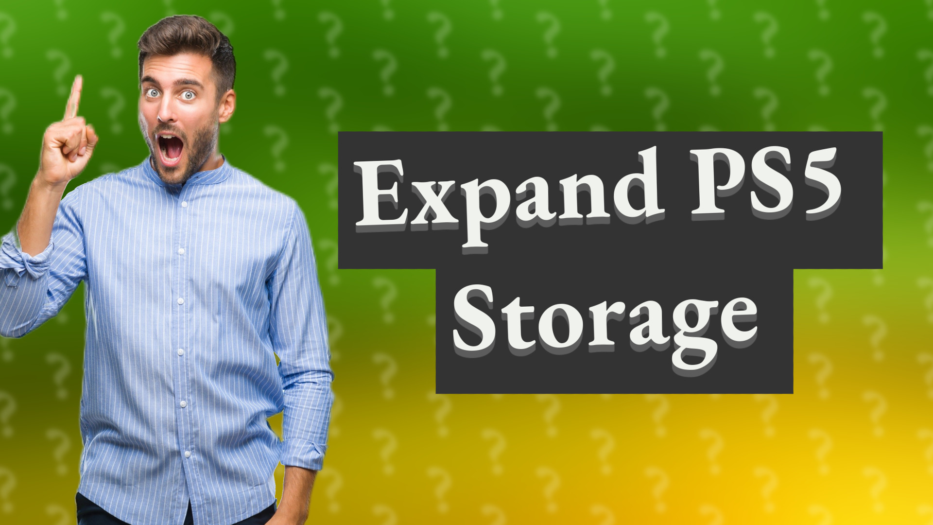 Expand PS5 Storage