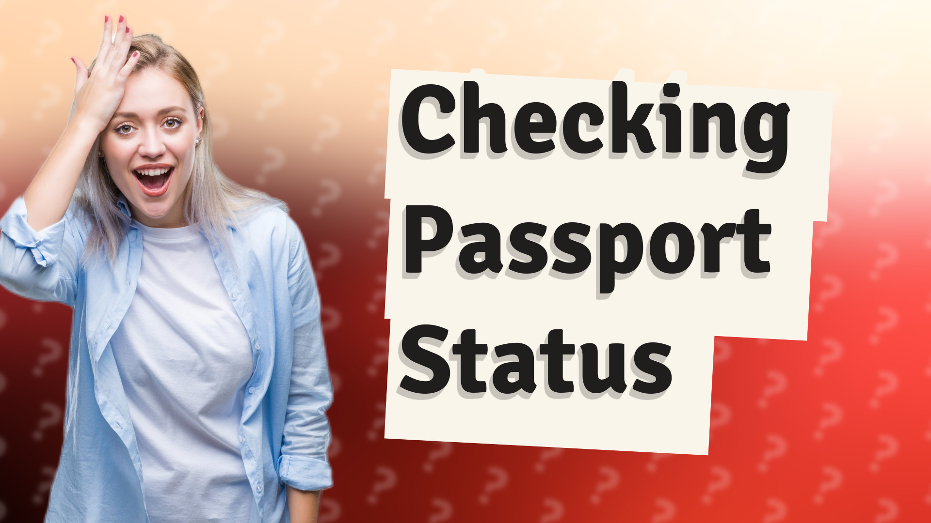 Checking Passport Status