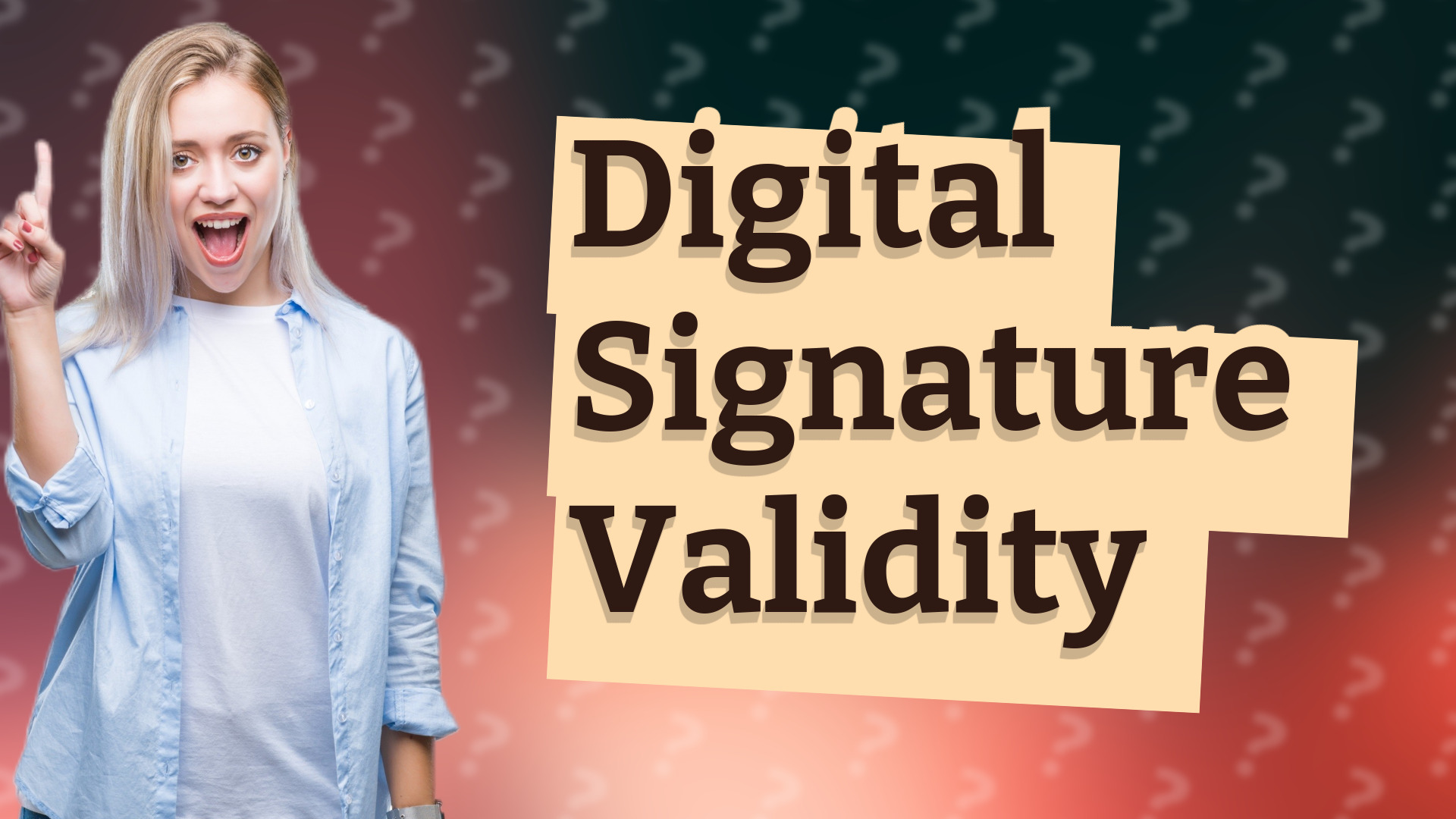 Digital Signature Validity