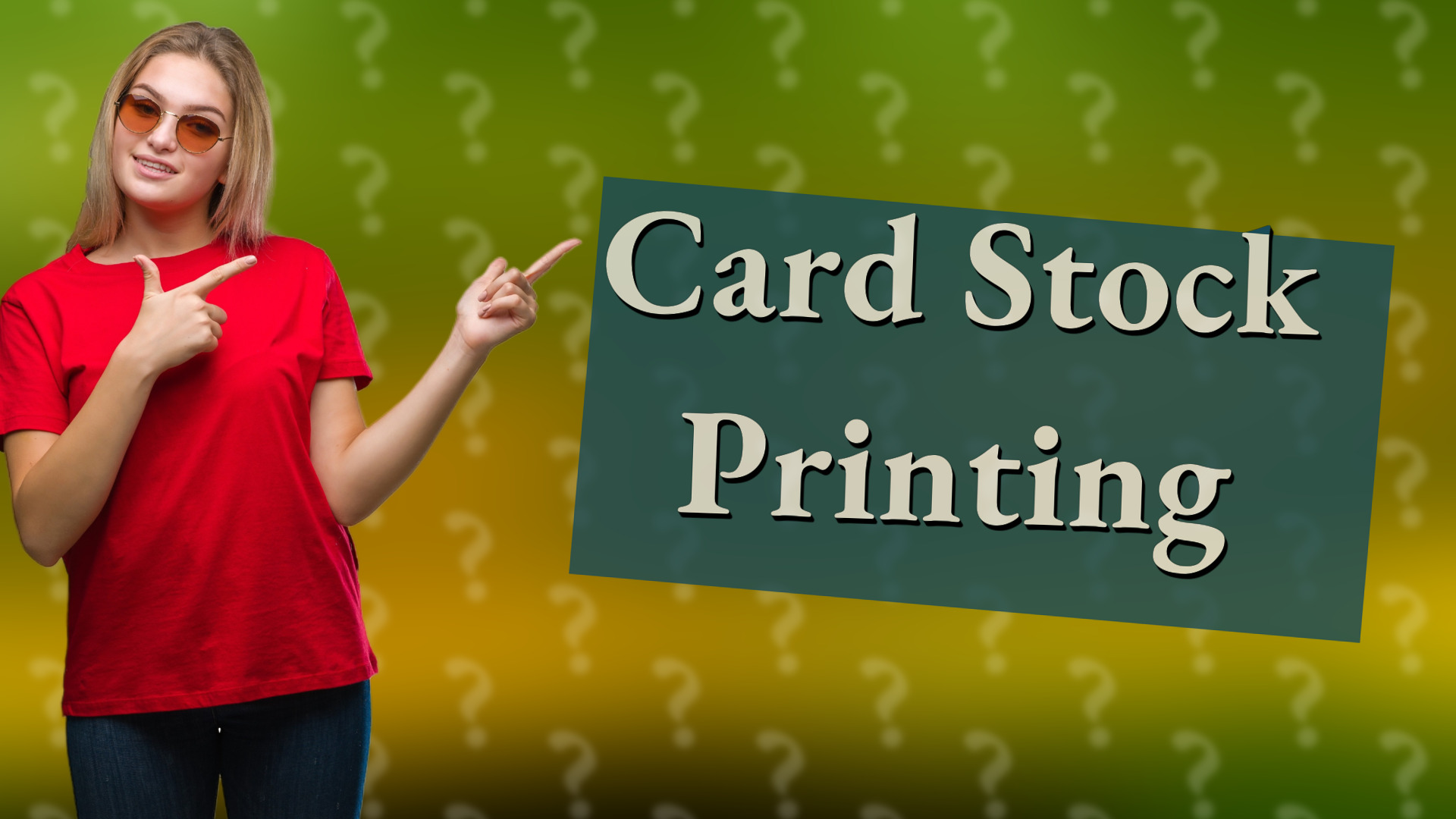 Card Stock Printing