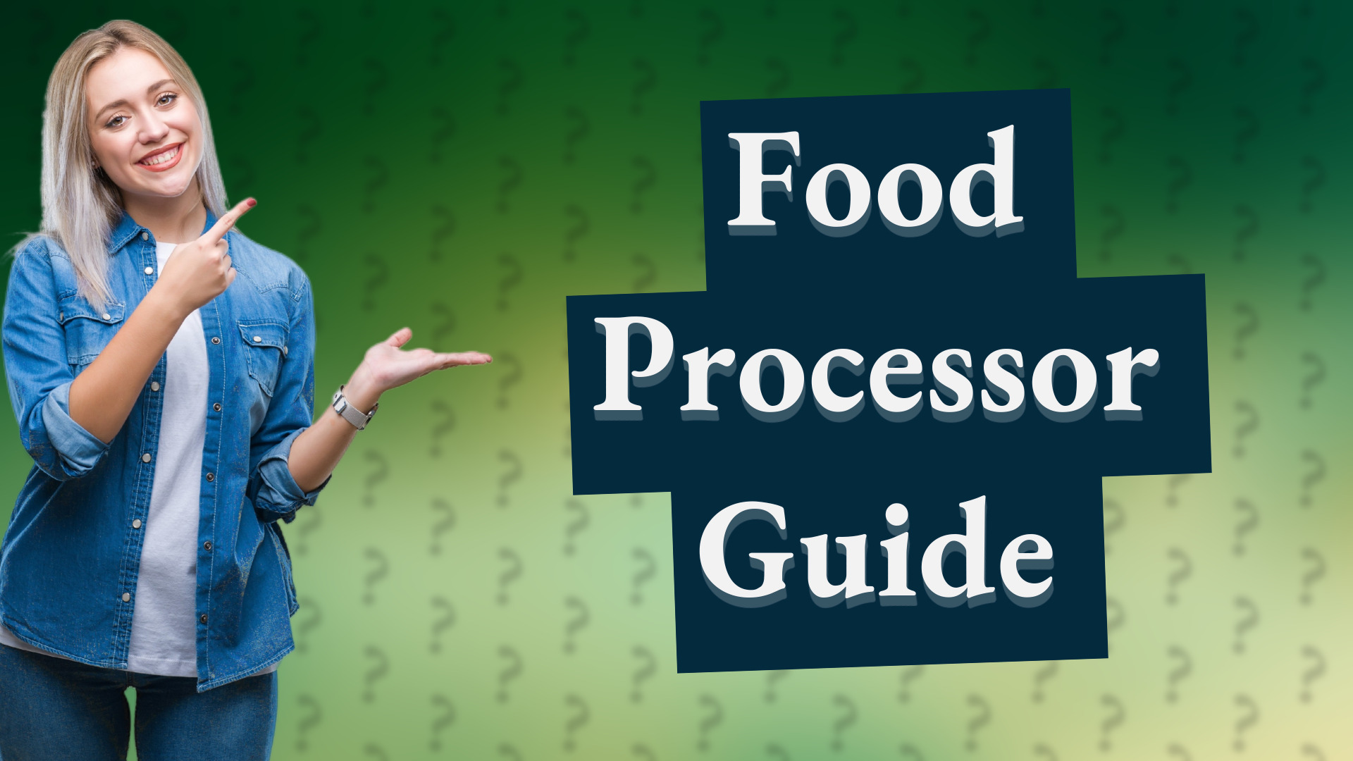 Food Processor Guide