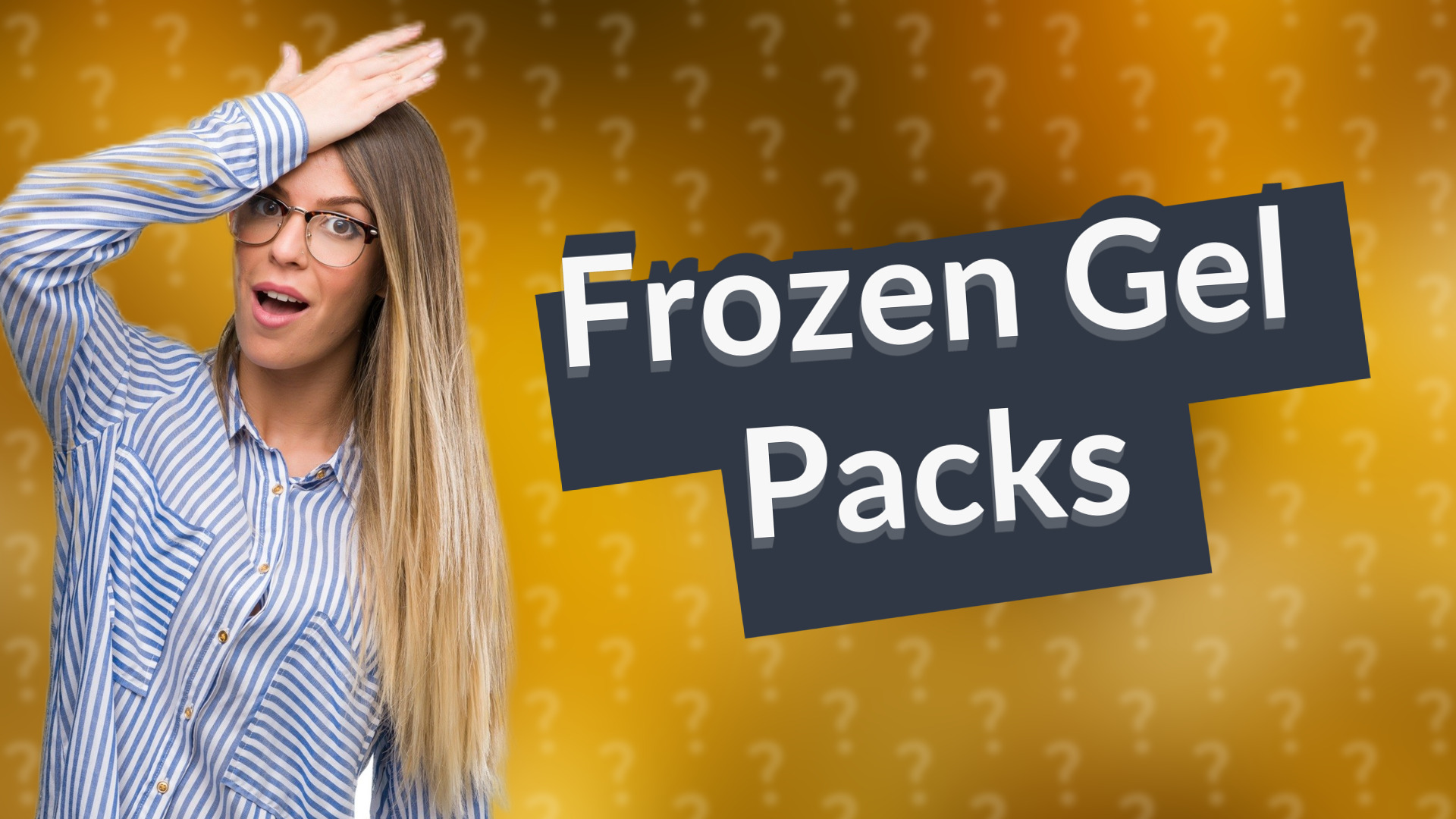Frozen Gel Packs