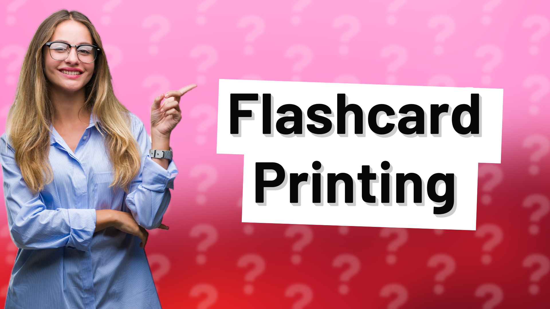 Flashcard Printing
