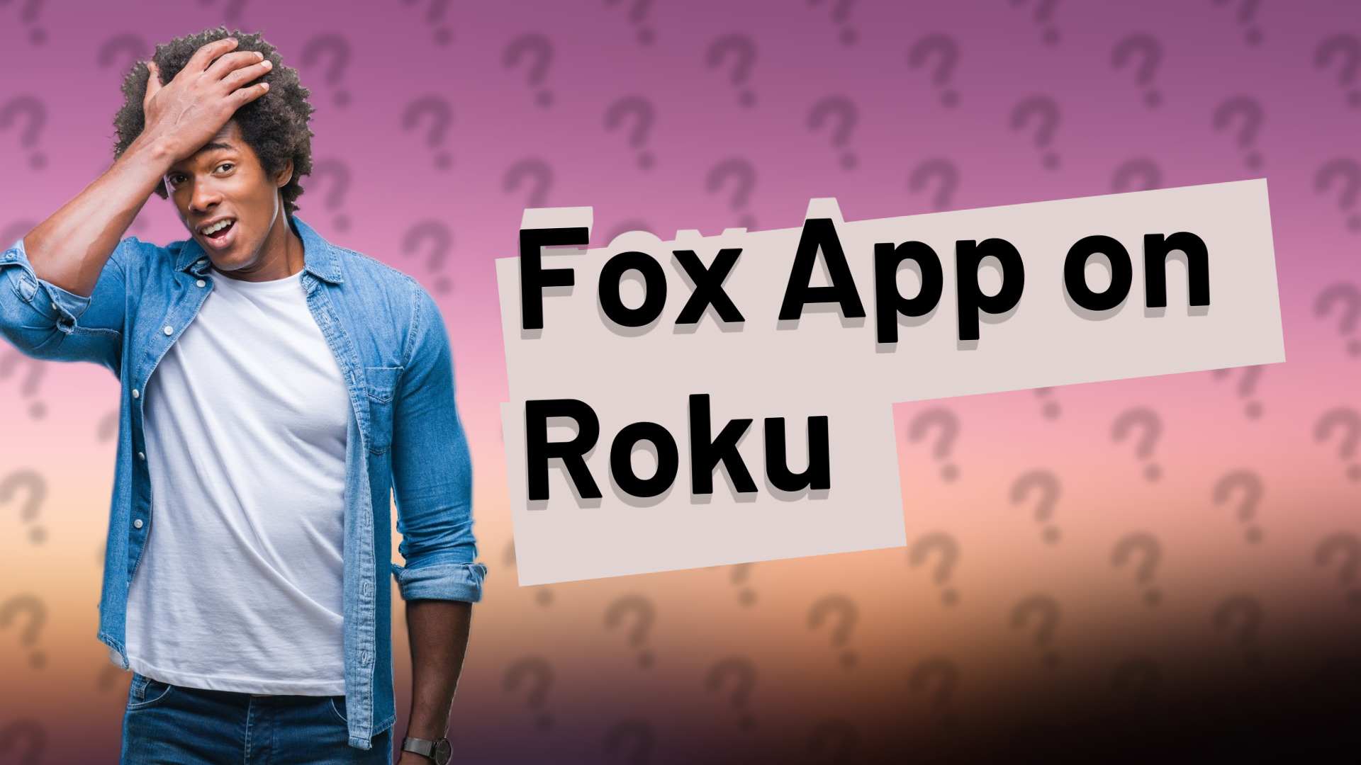 Fox App on Roku