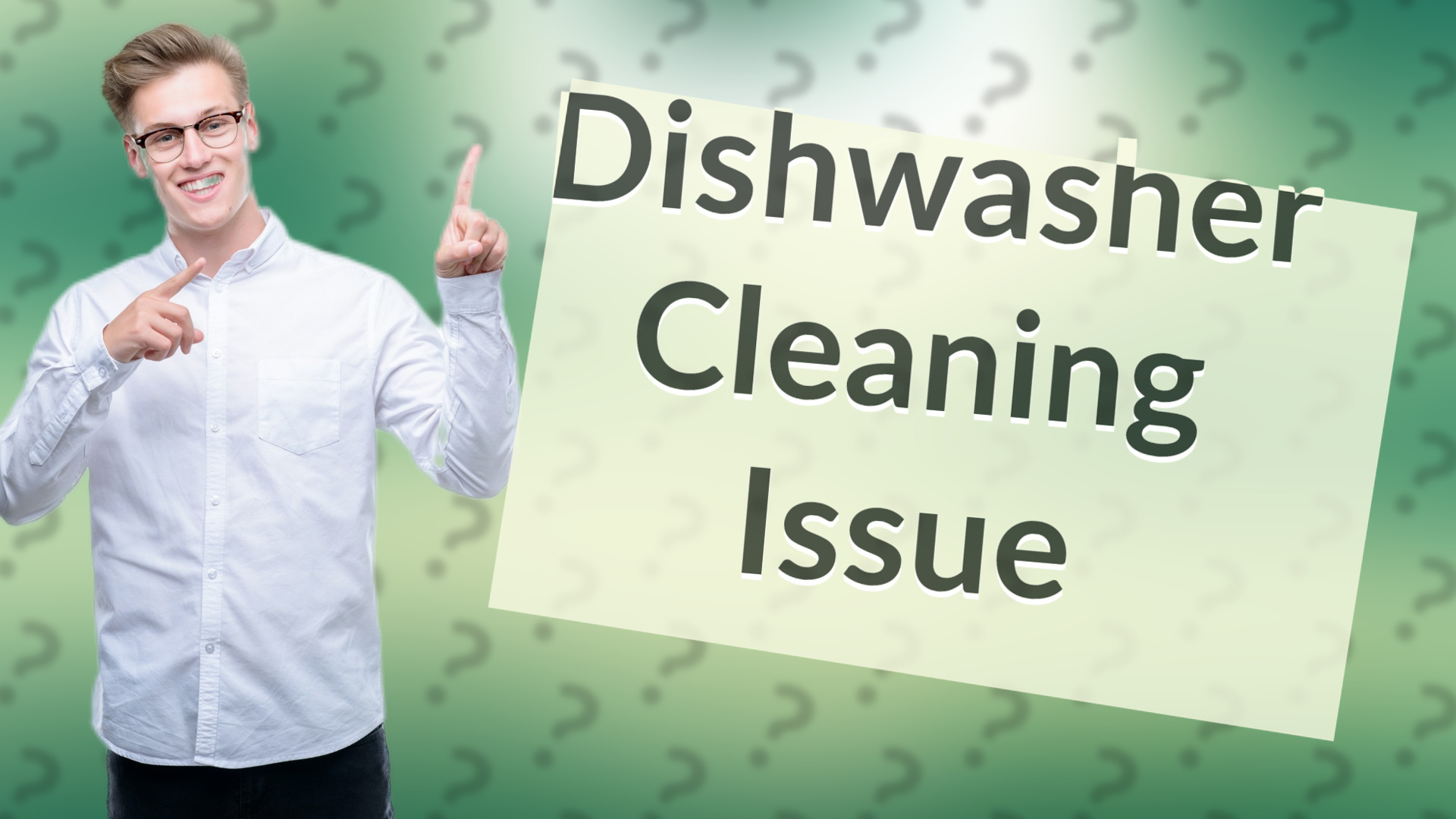 Dishwasher Cleaning Issue