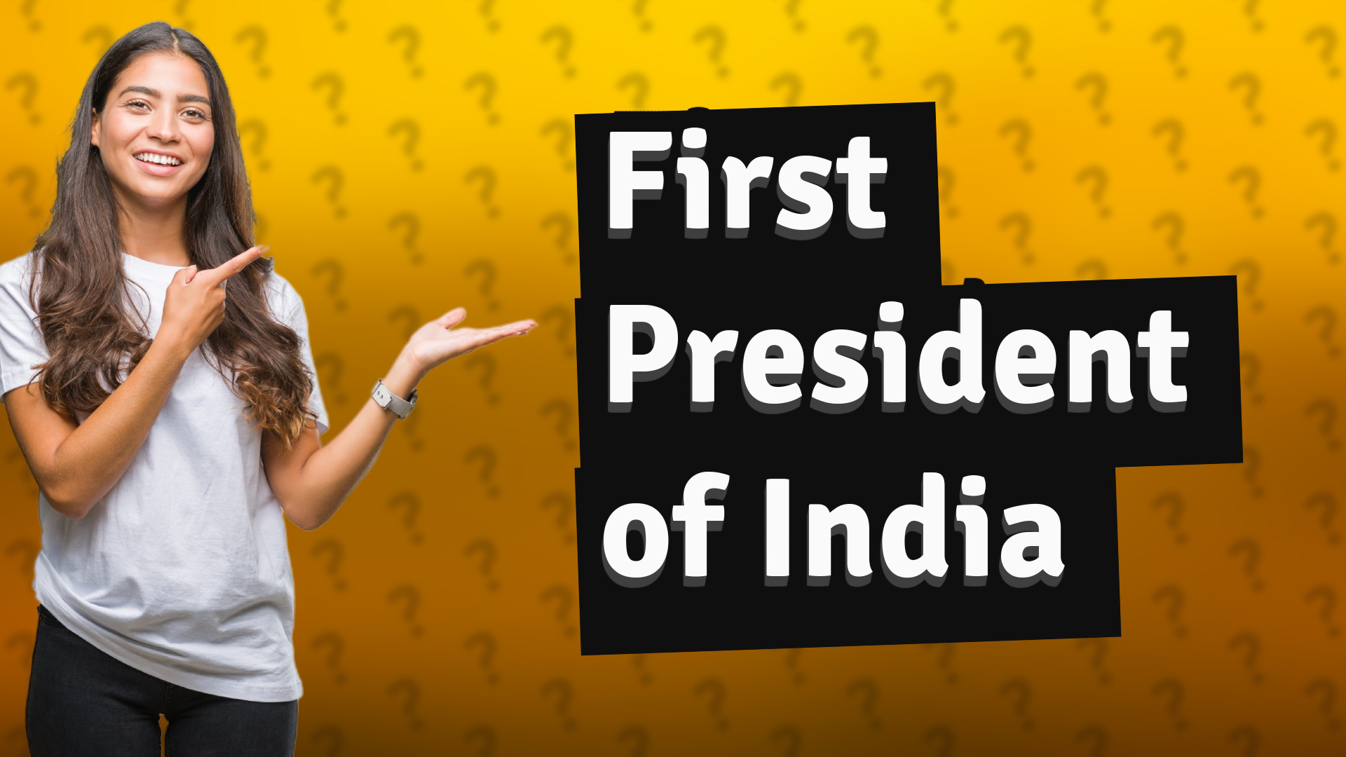 First President of India