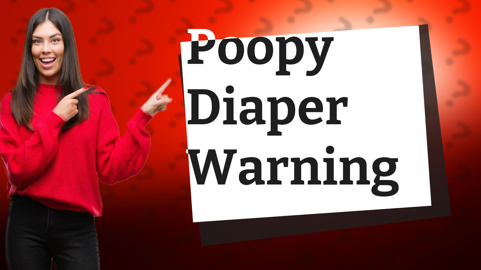 Poopy Diaper Warning