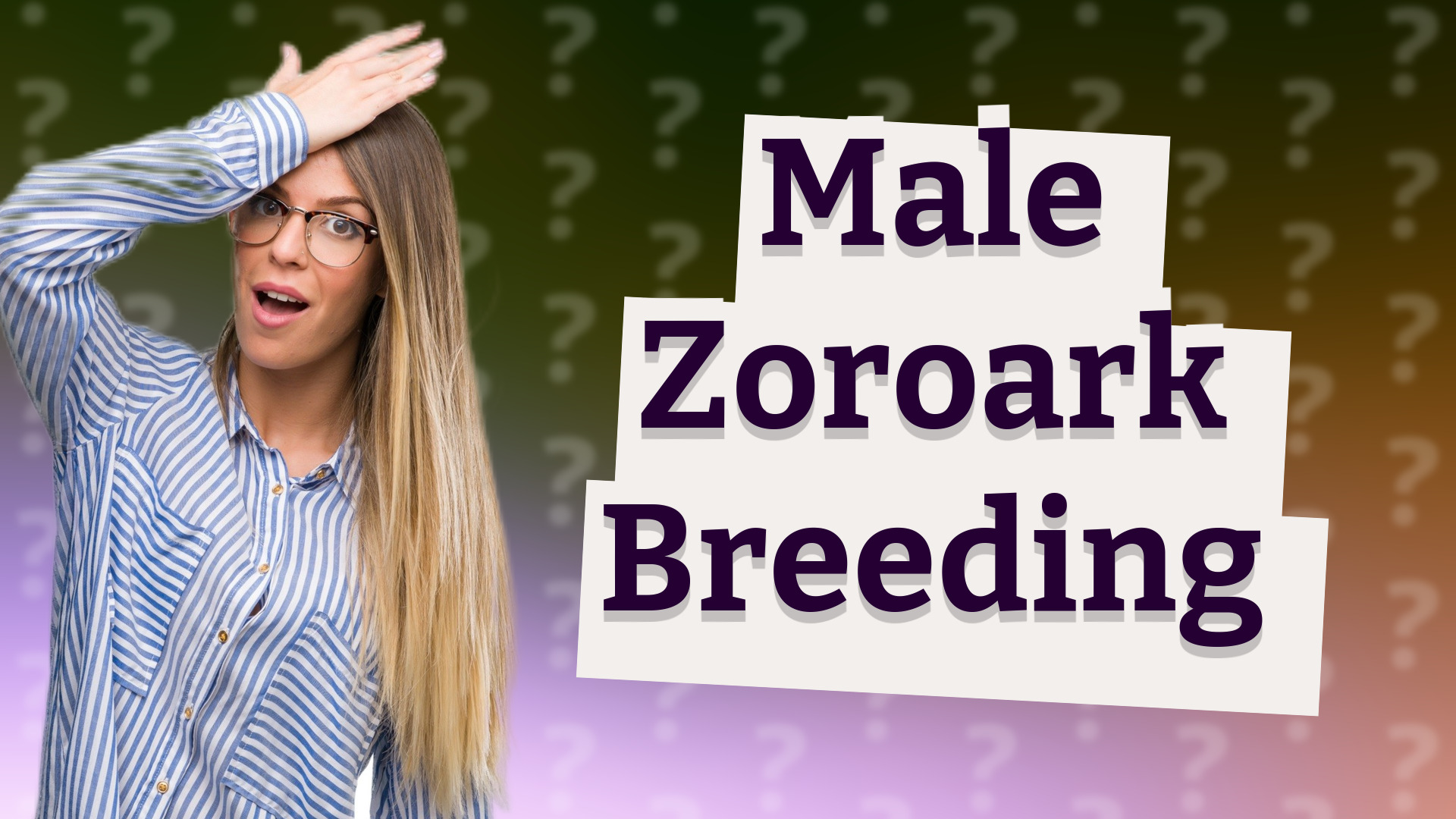 Male Zoroark Breeding