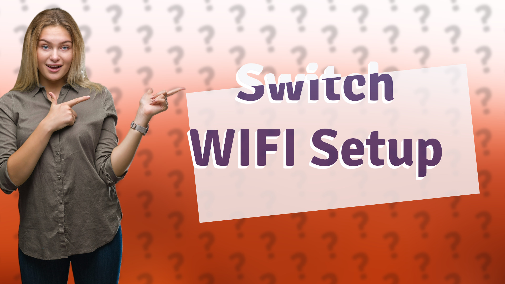 Switch WIFI Setup