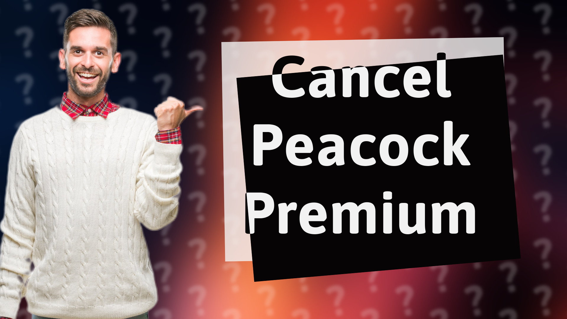 Cancel Peacock Premium