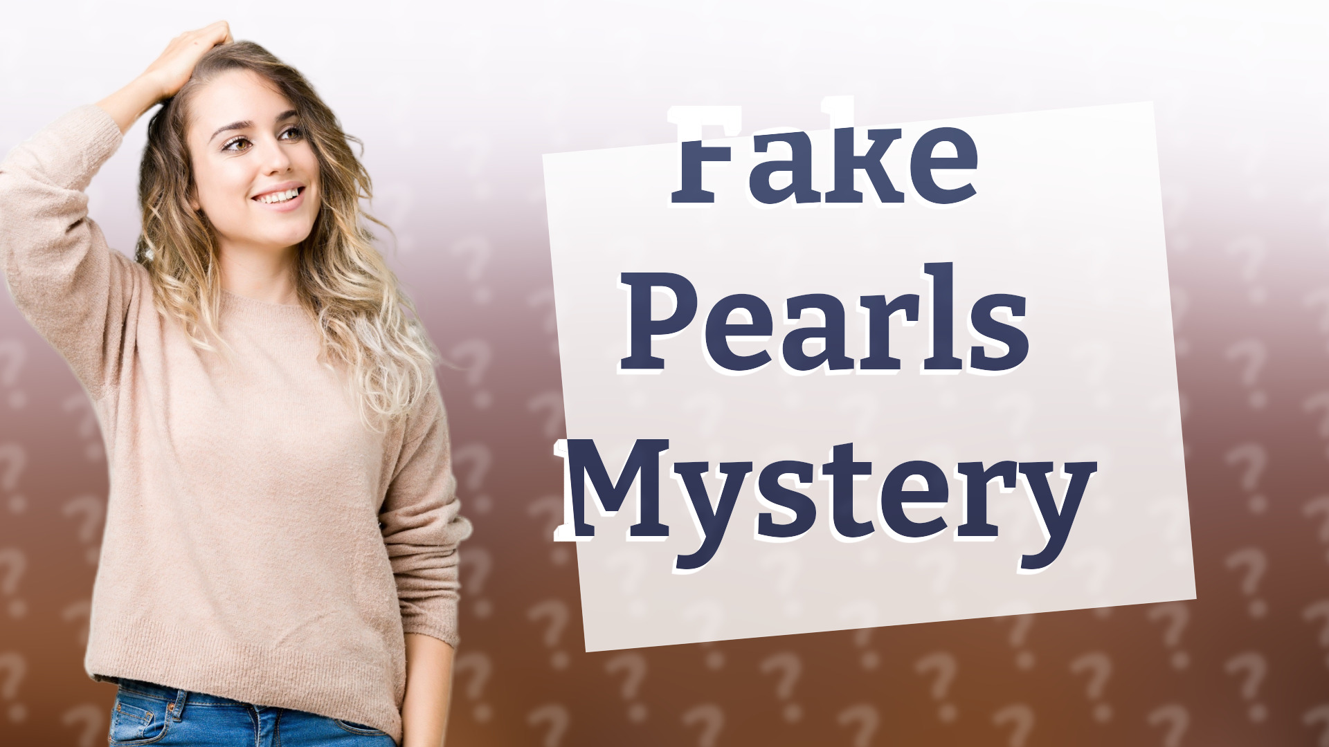 Fake Pearls Mystery