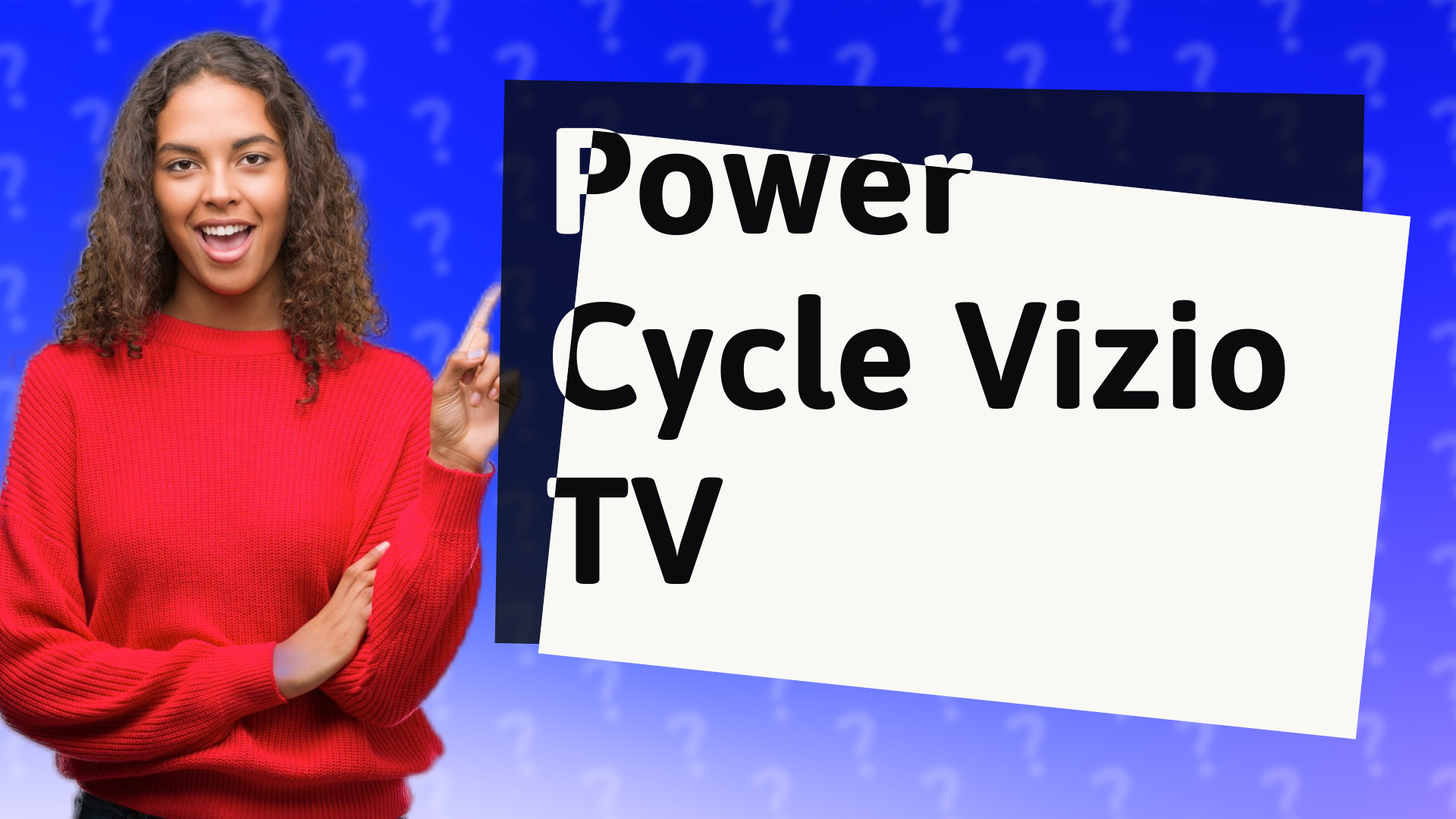 Power Cycle Vizio TV