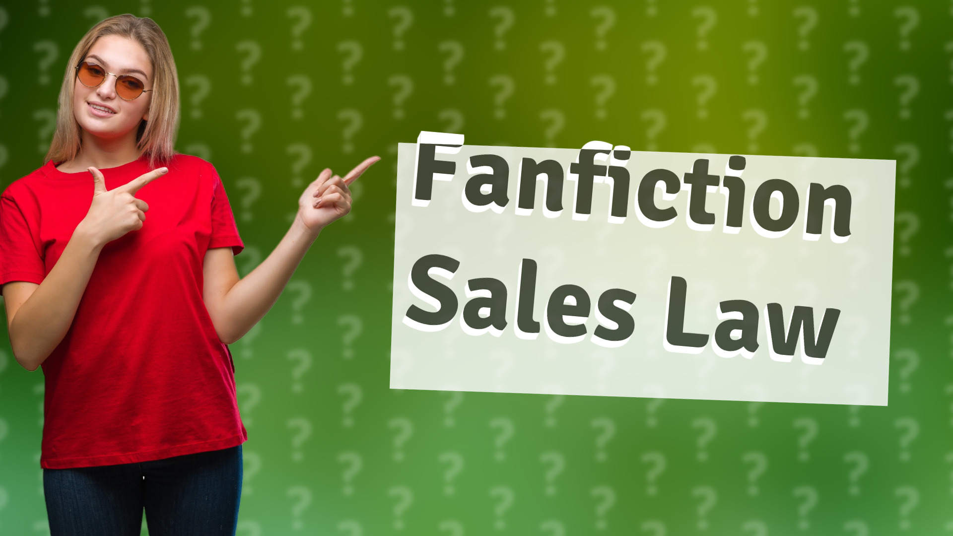 Fanfiction Sales Law