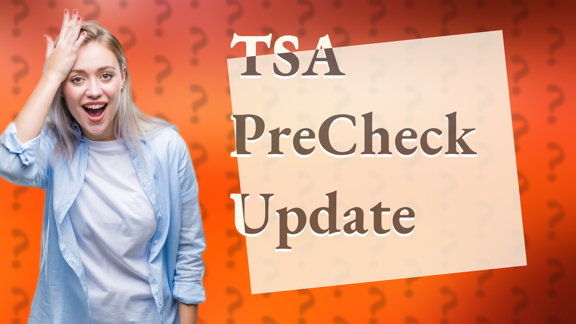 TSA PreCheck Update
