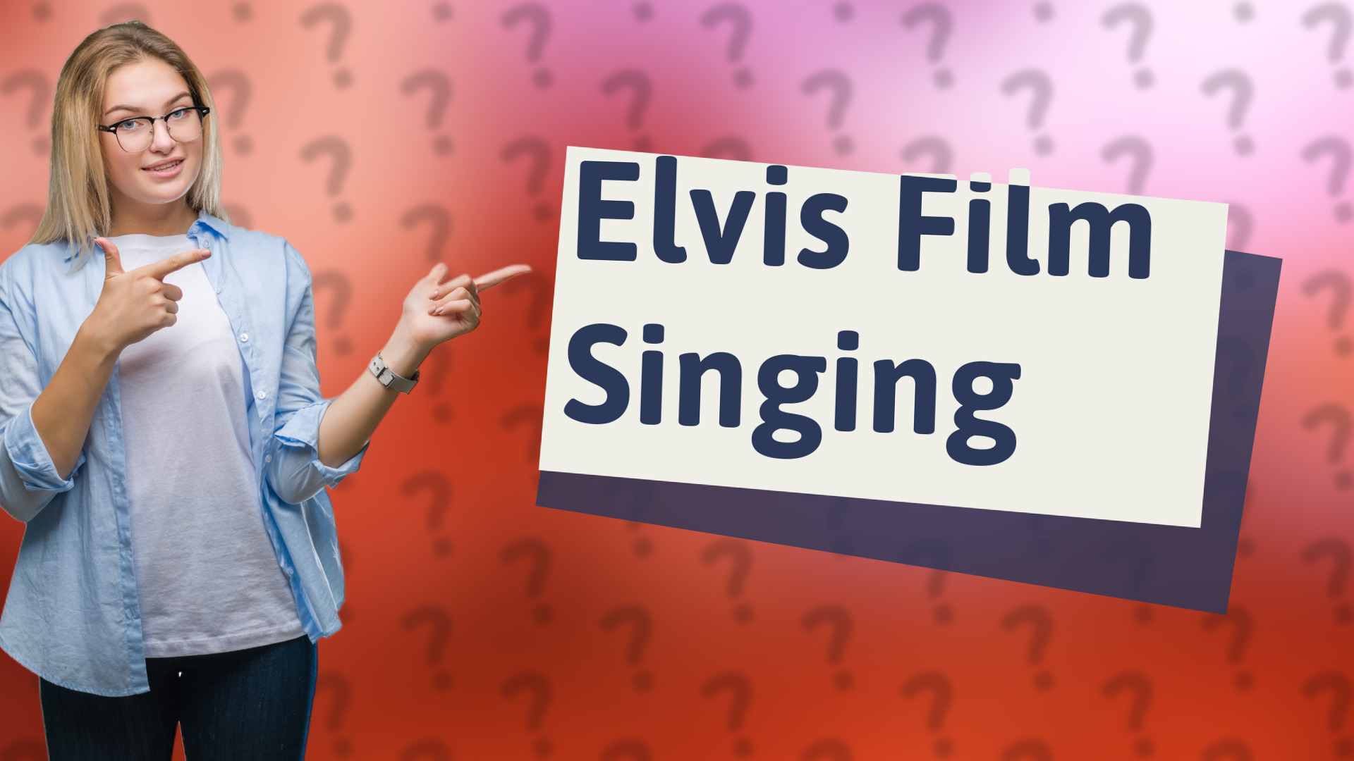 Elvis Film Singing