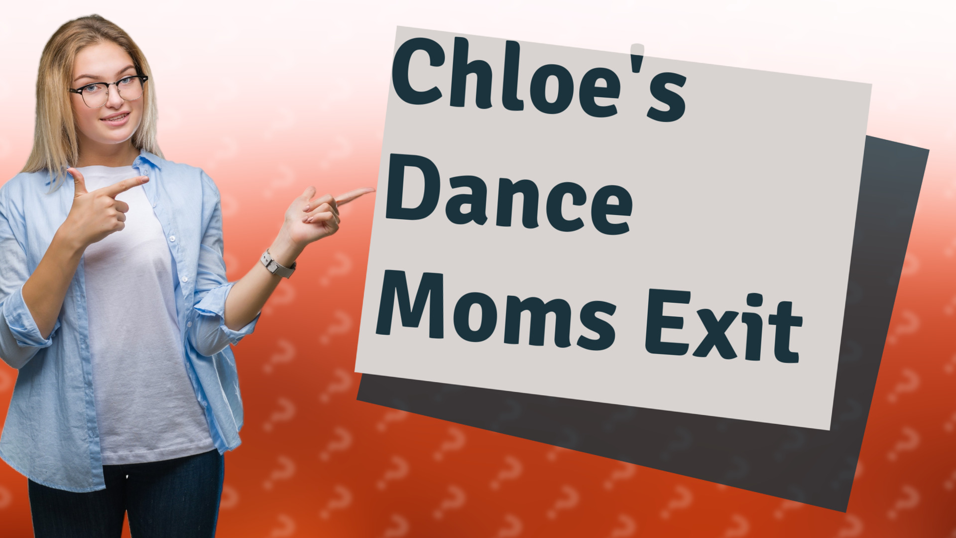 Chloe's Dance Moms Exit