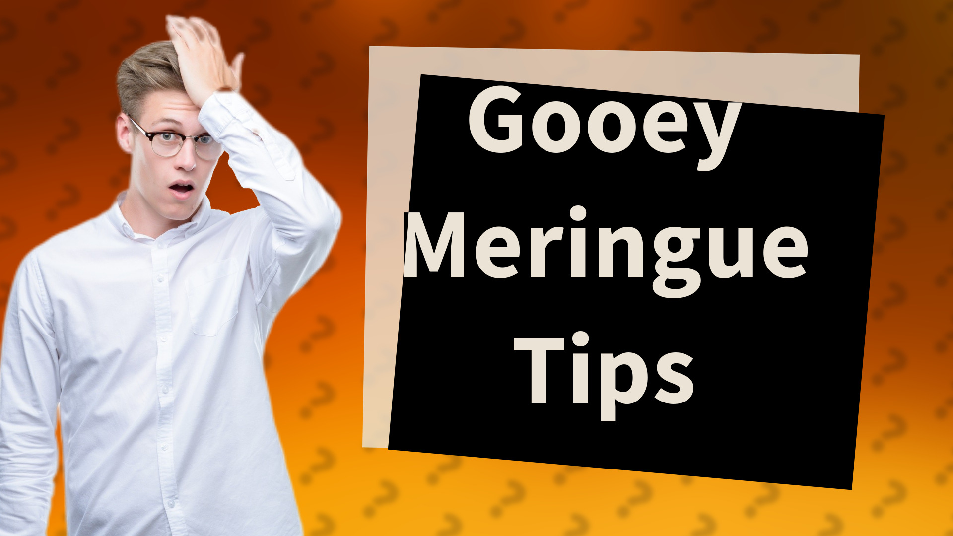 Gooey Meringue Tips
