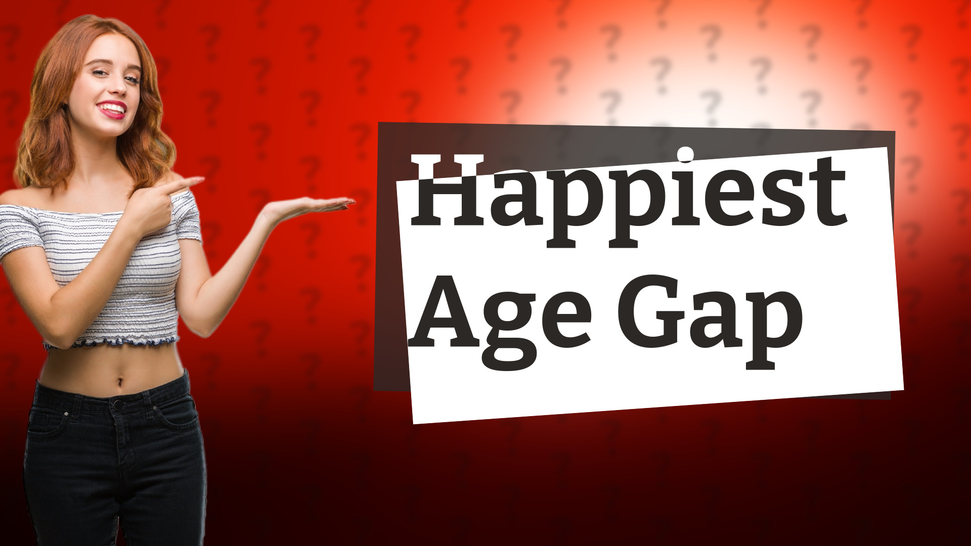 Happiest Age Gap