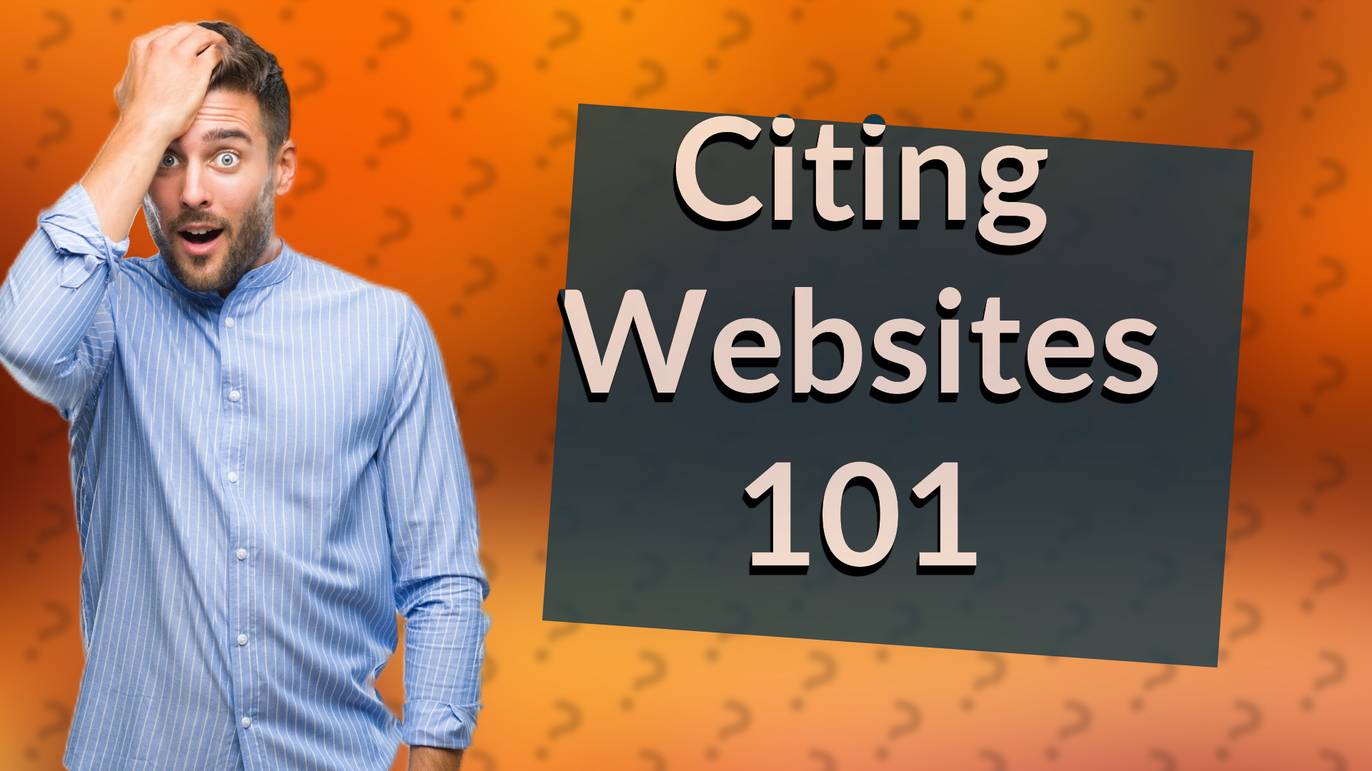 Citing Websites 101
