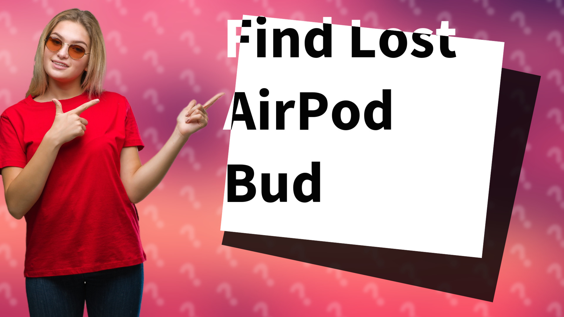 Find Lost AirPod Bud