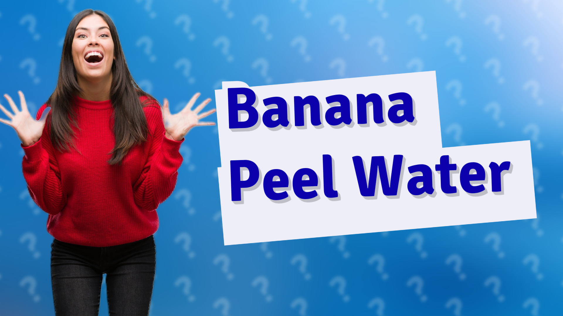 Banana Peel Water