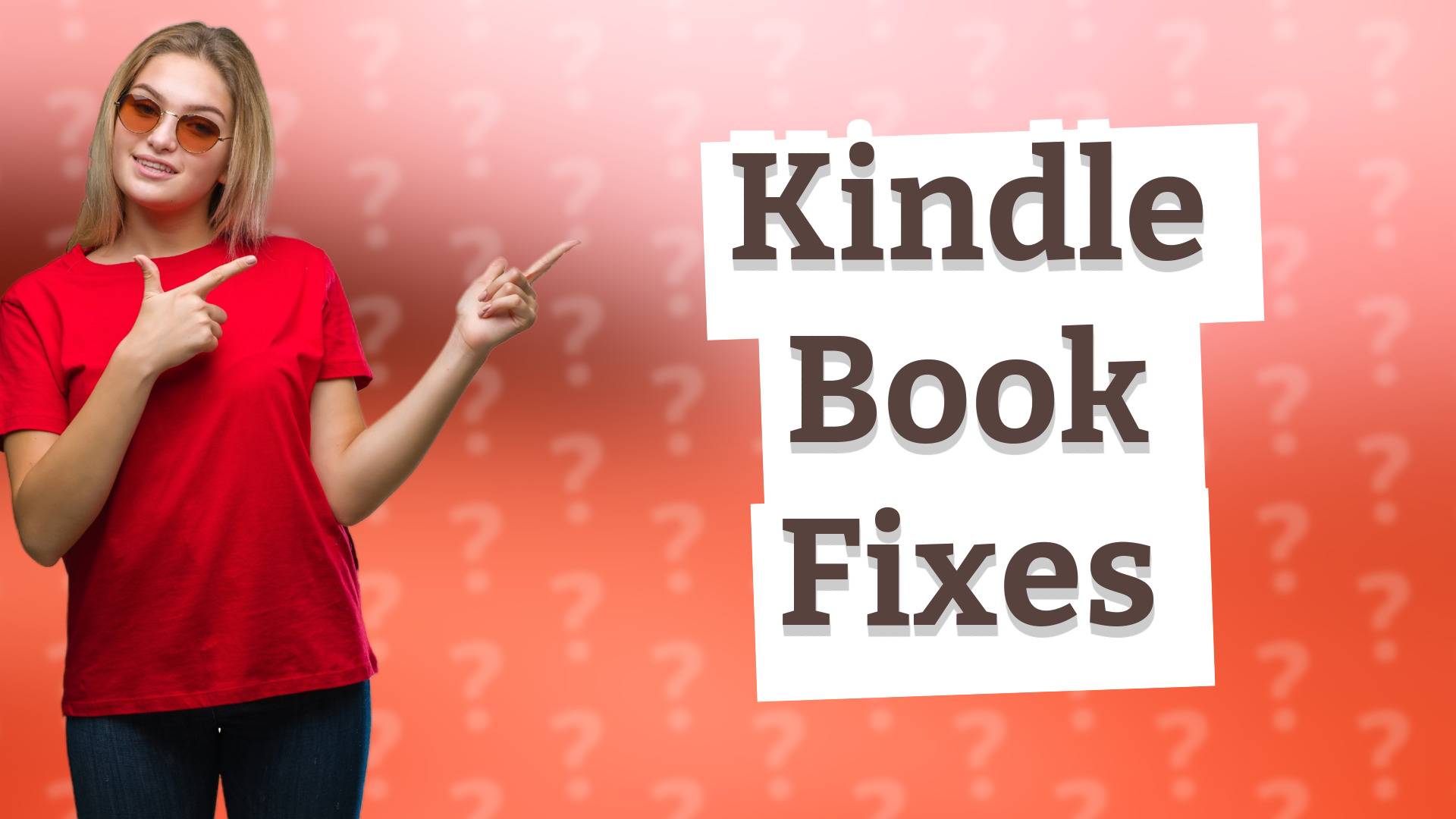 Kindle Book Fixes