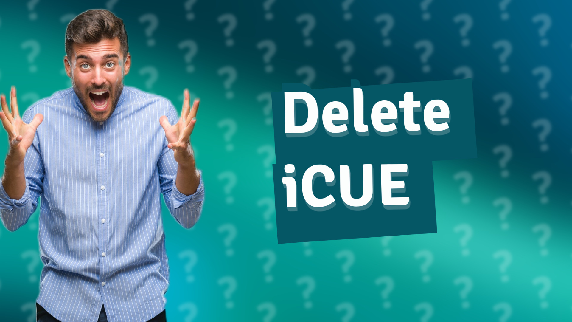 Delete iCUE