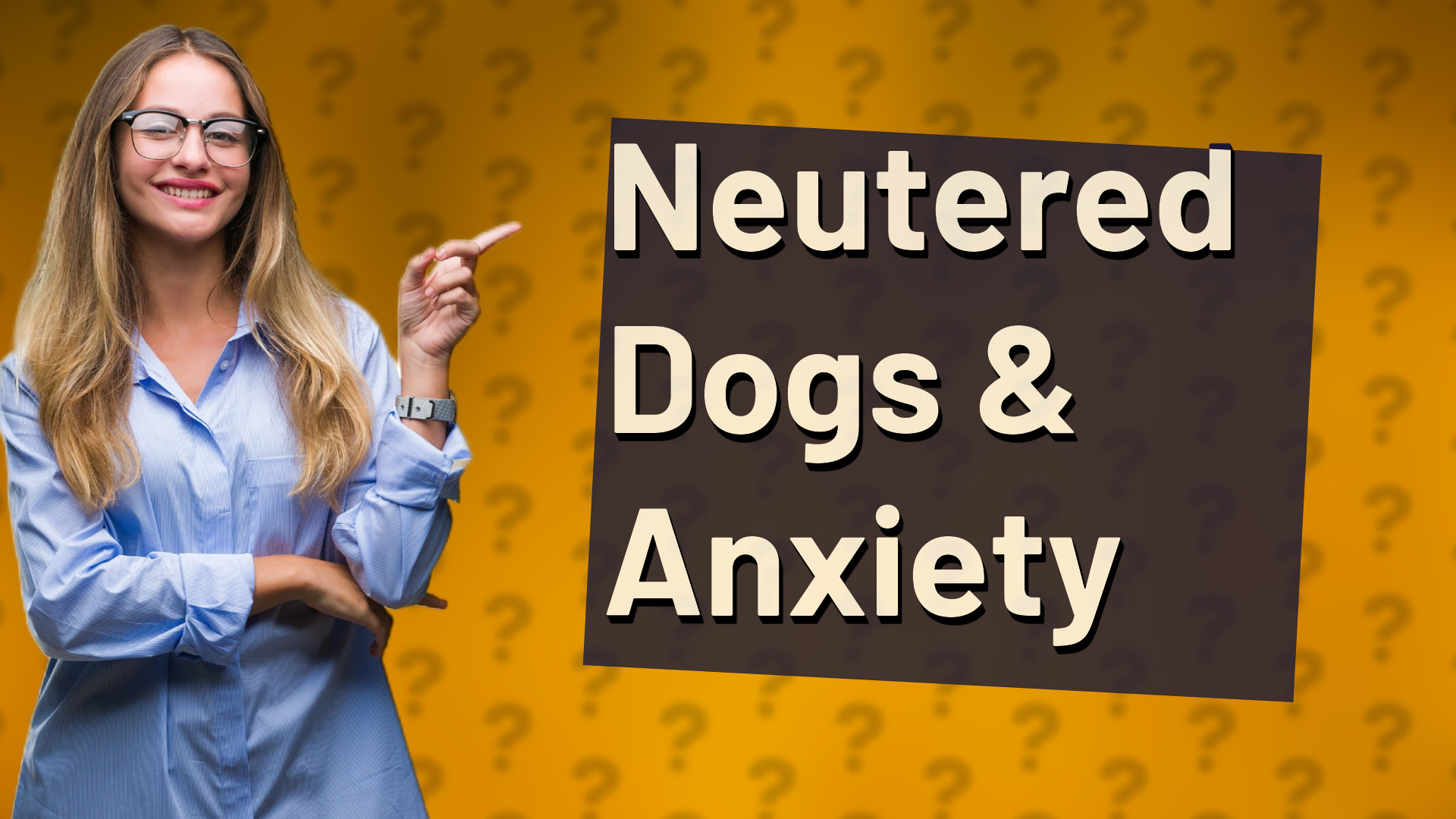 Neutered Dogs & Anxiety