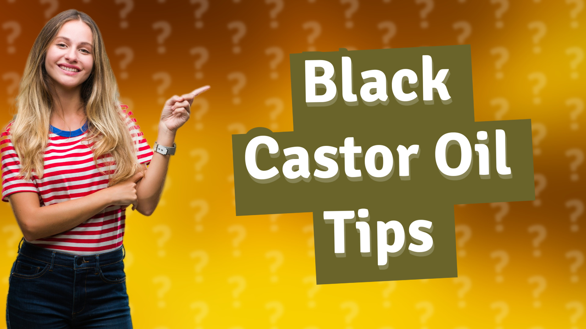 Black Castor Oil Tips