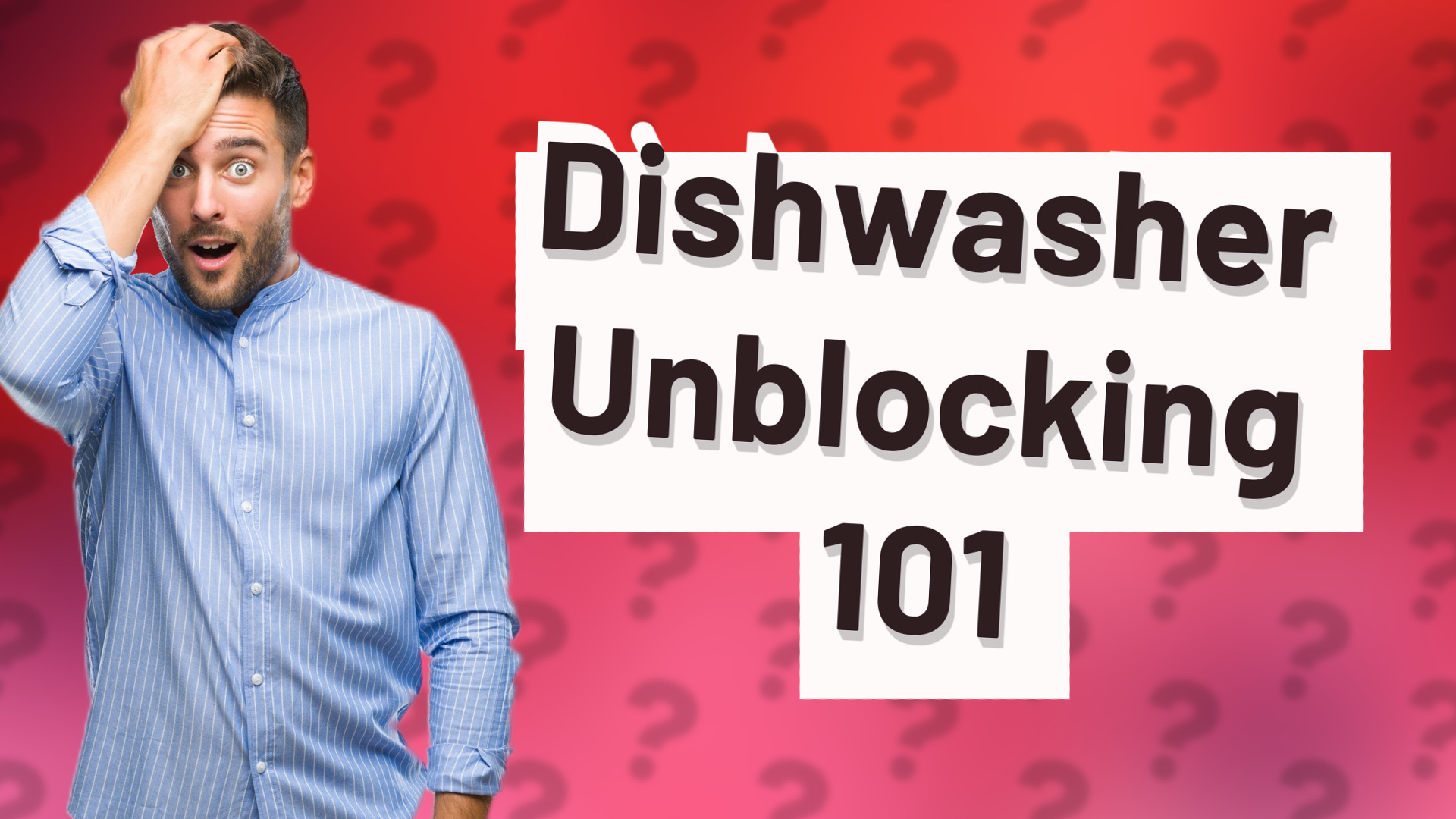 Dishwasher Unblocking 101
