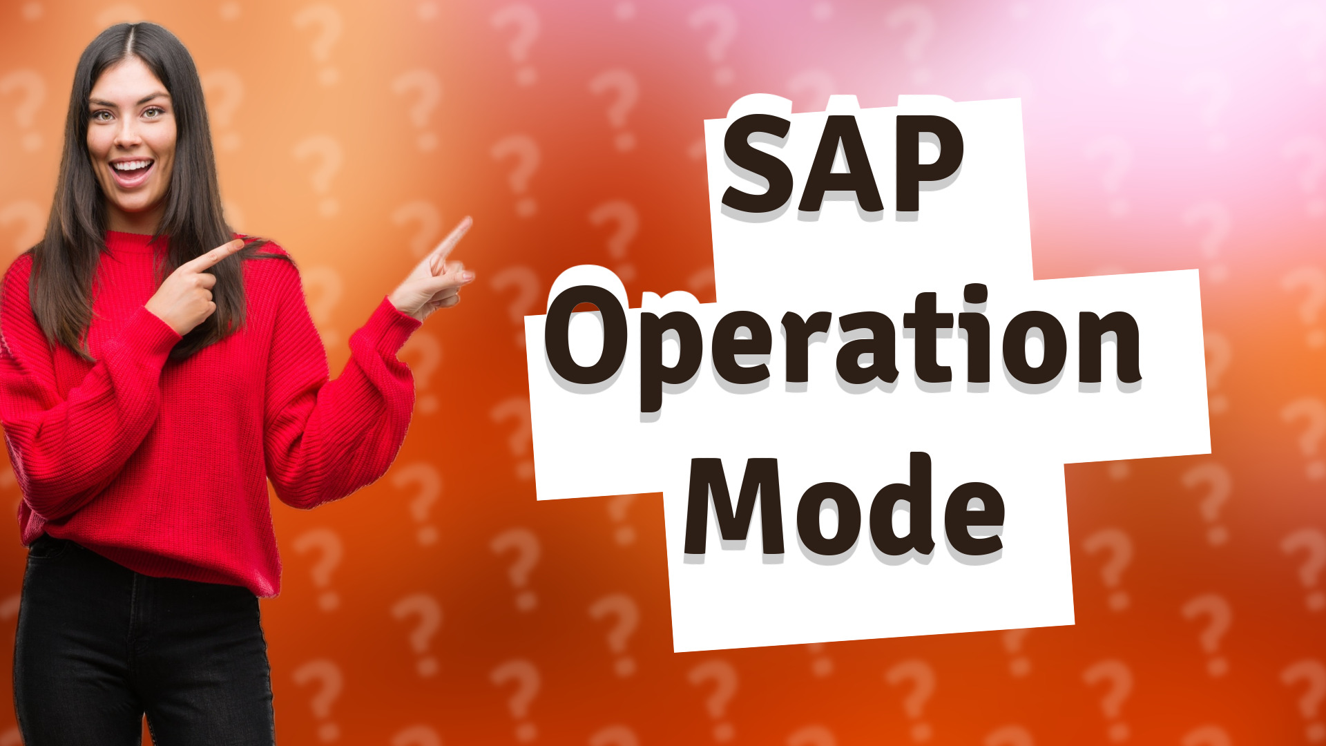 SAP Operation Mode