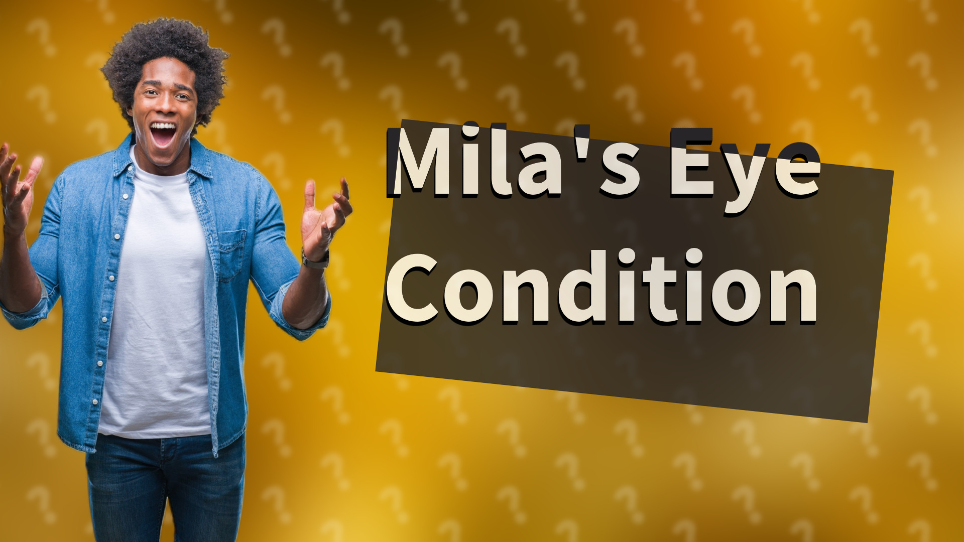 Mila's Eye Condition