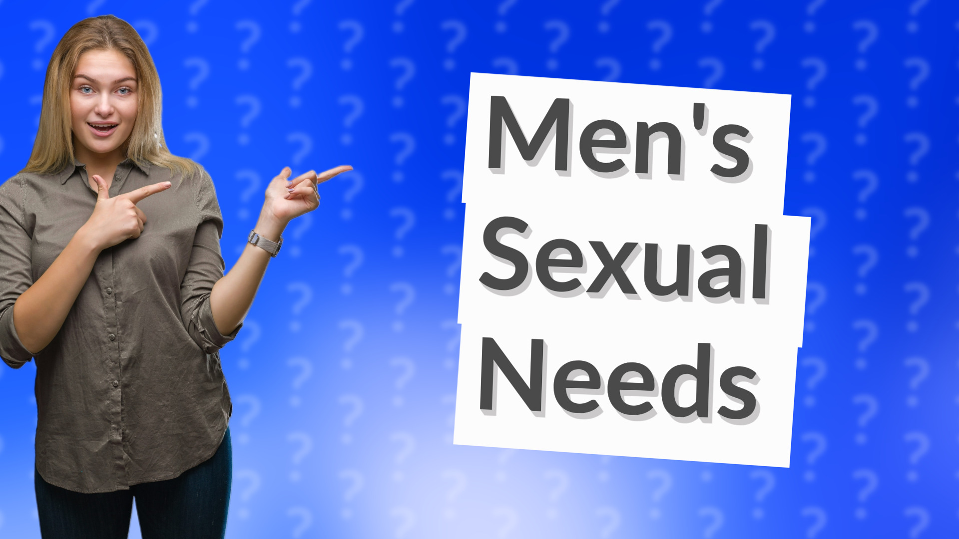 Men's Sexual Needs