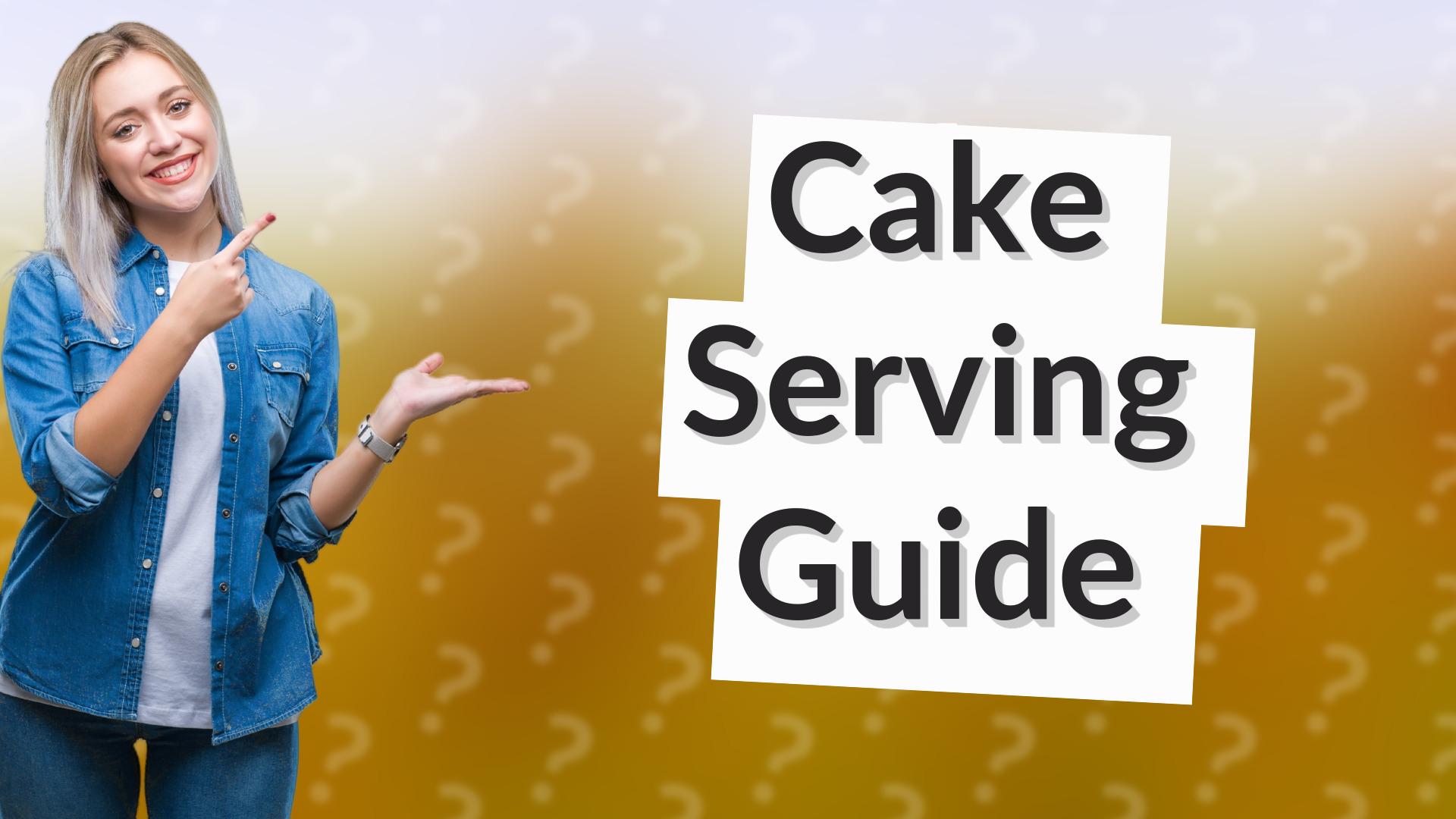 Cake Serving Guide