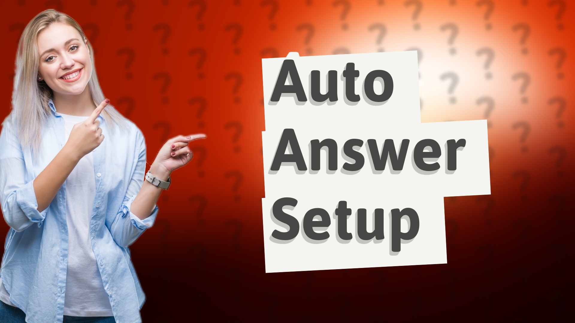Auto Answer Setup