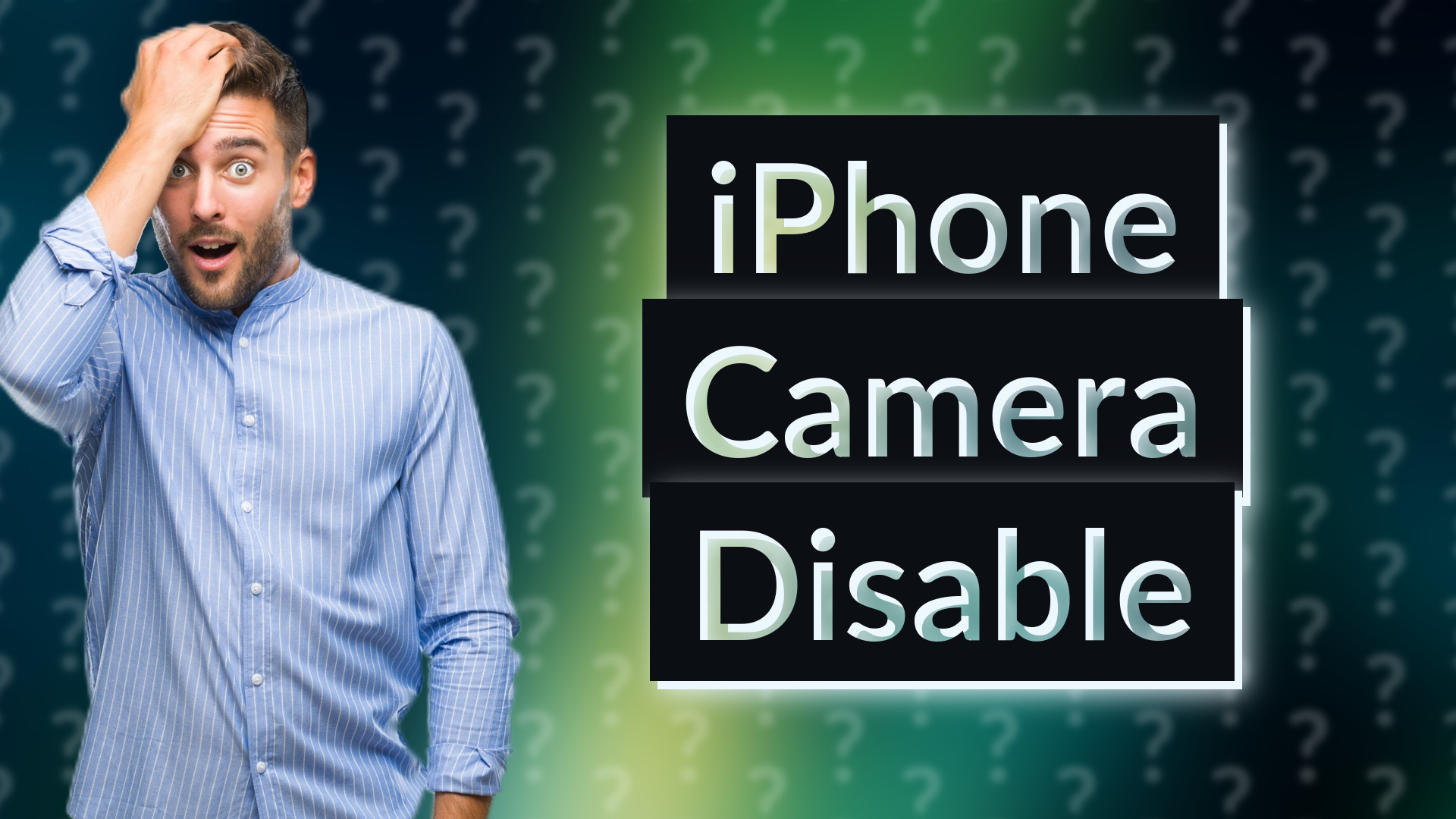 iPhone Camera Disable