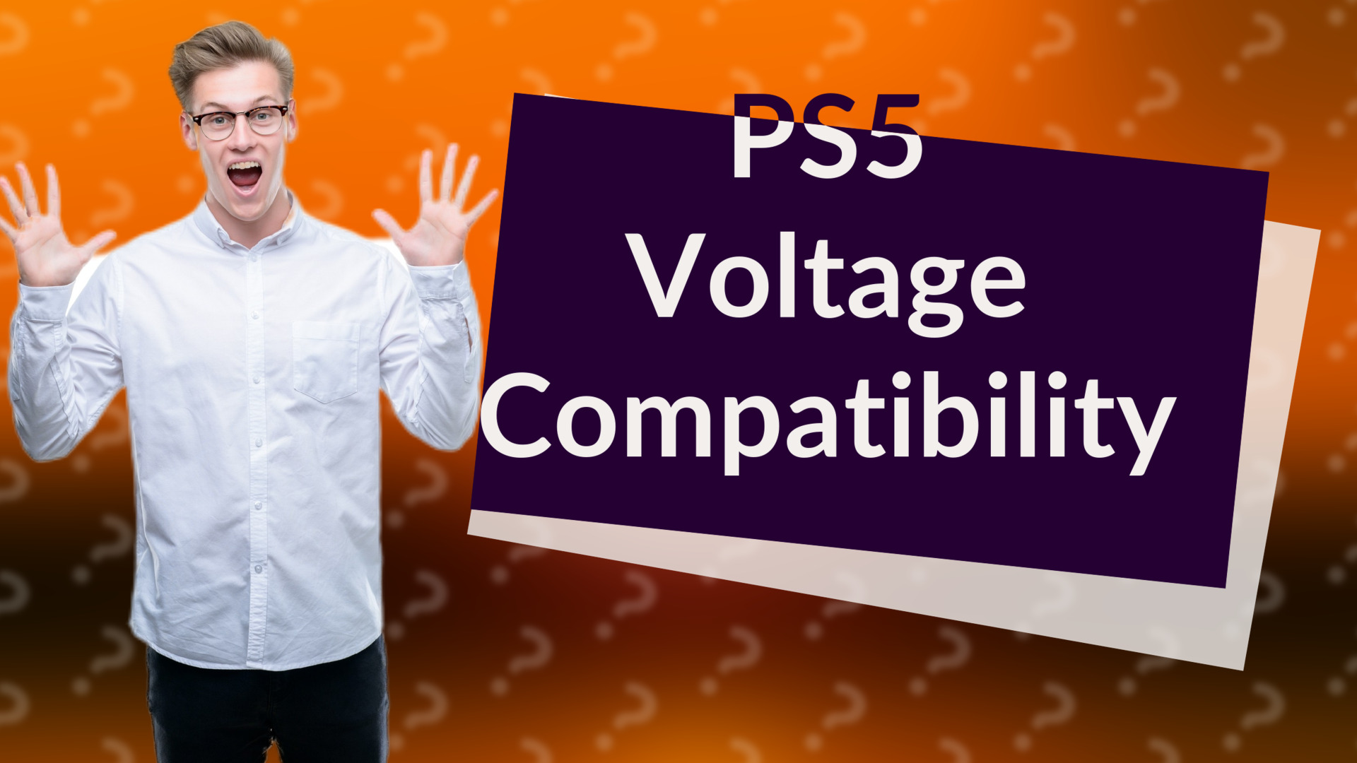 PS5 Voltage Compatibility