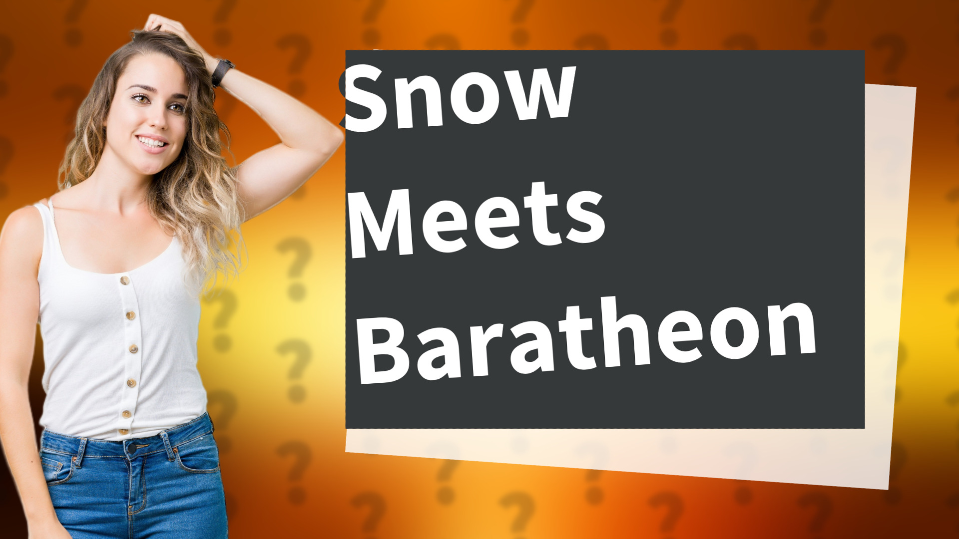 Snow Meets Baratheon