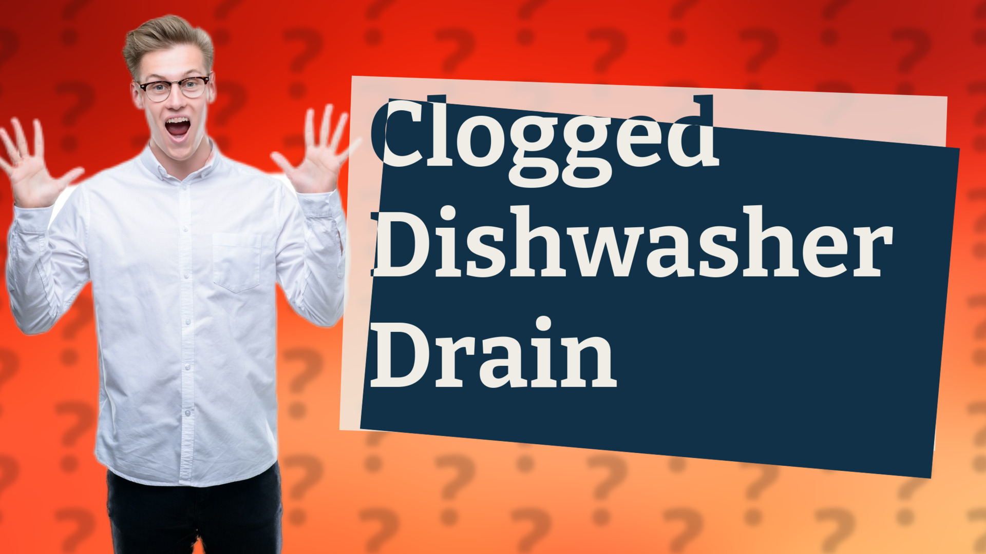Clogged Dishwasher Drain