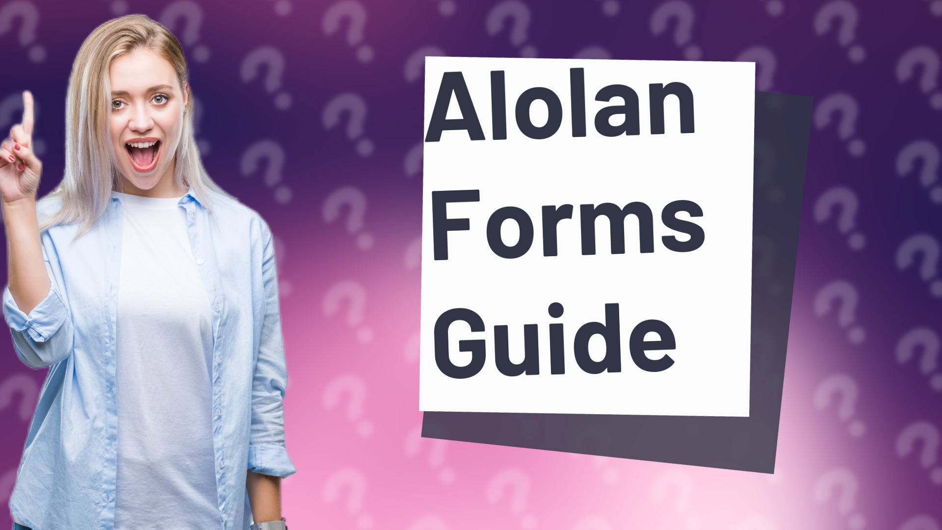 Alolan Forms Guide
